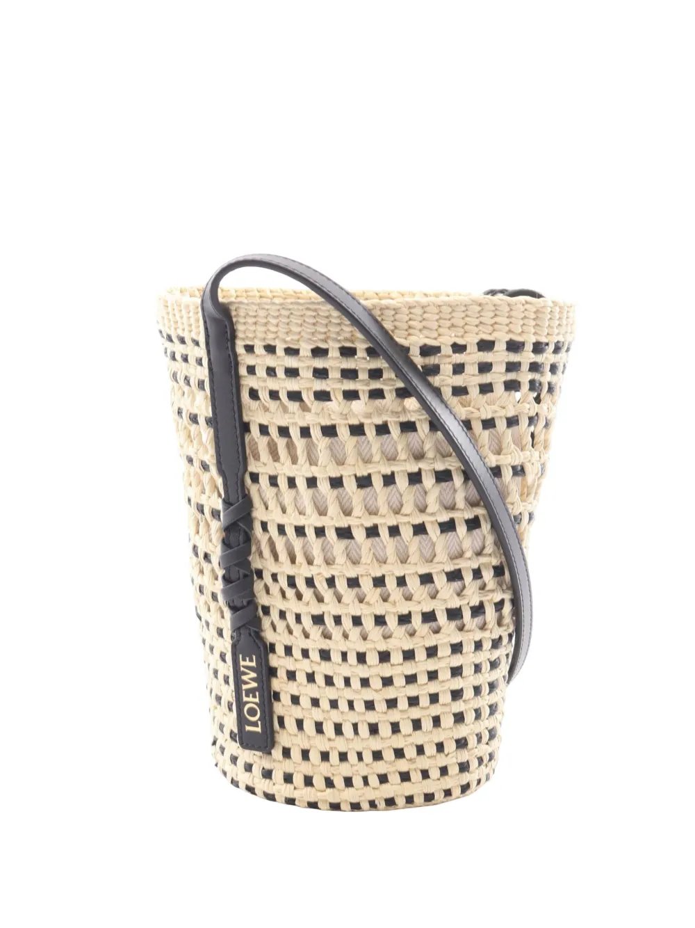 Loewe 2020-2026 Paulas Ibiza Braid Pocket Iraca Palm Pouch crossbody bag