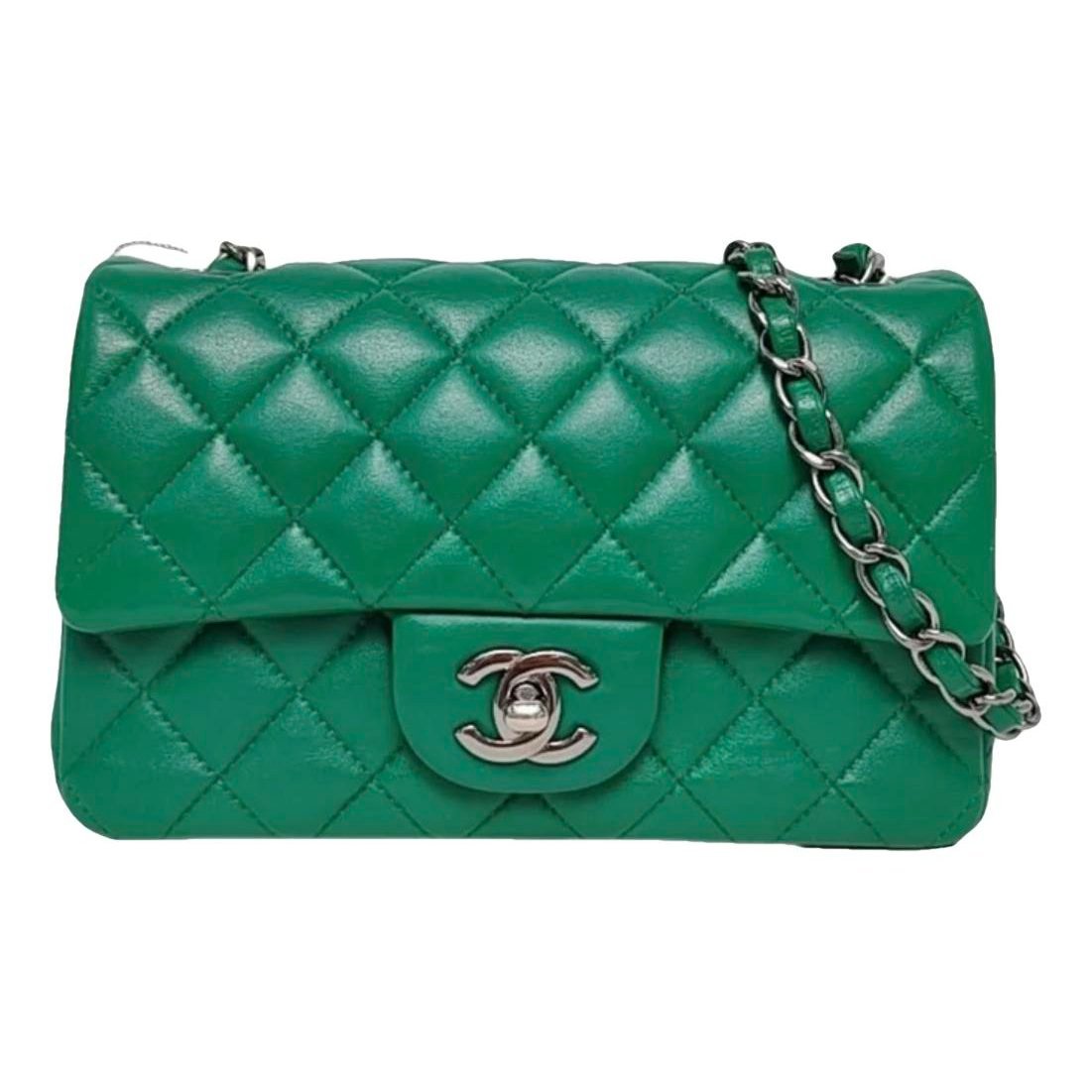 Trendy CC Flap leather handbag