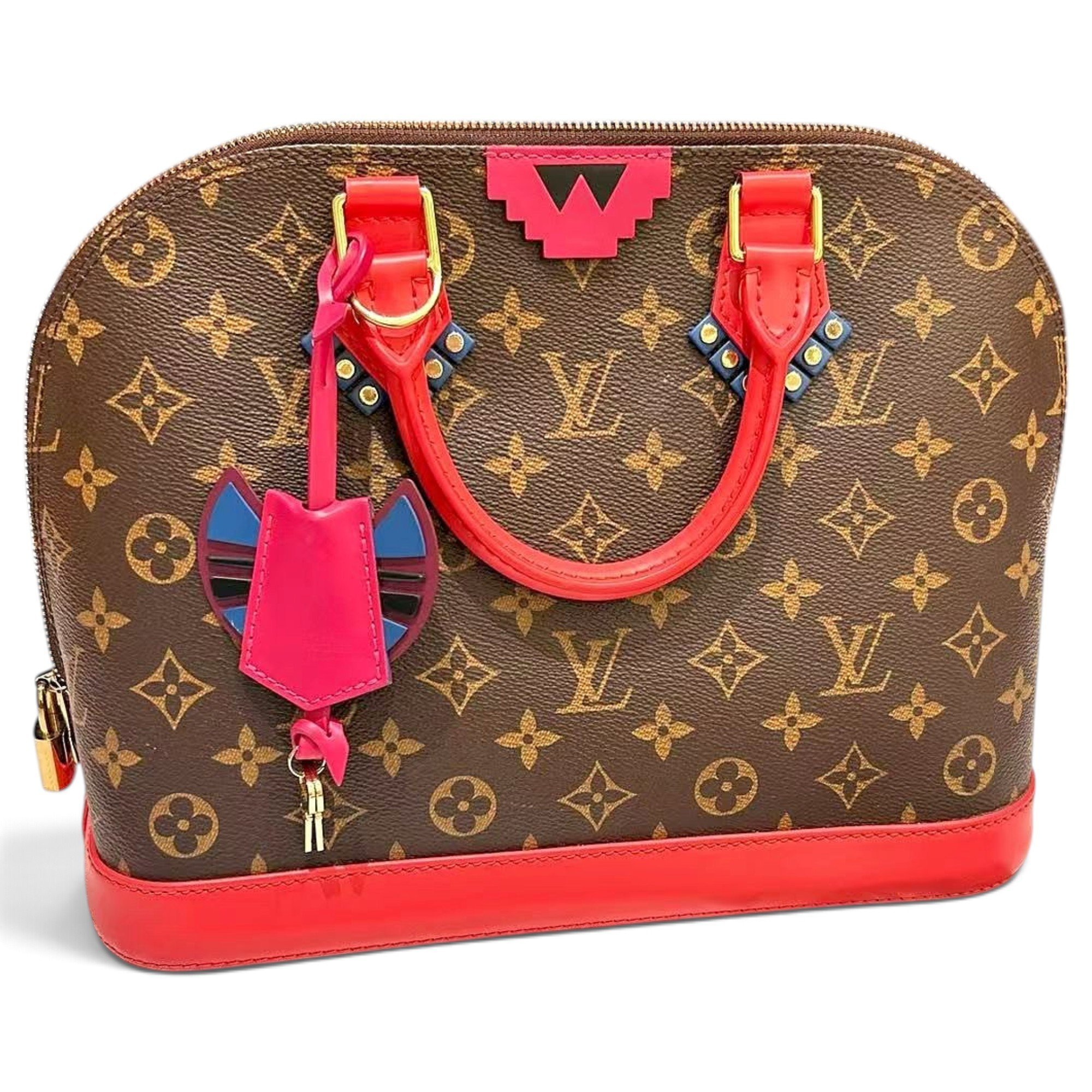Alma leather handbag