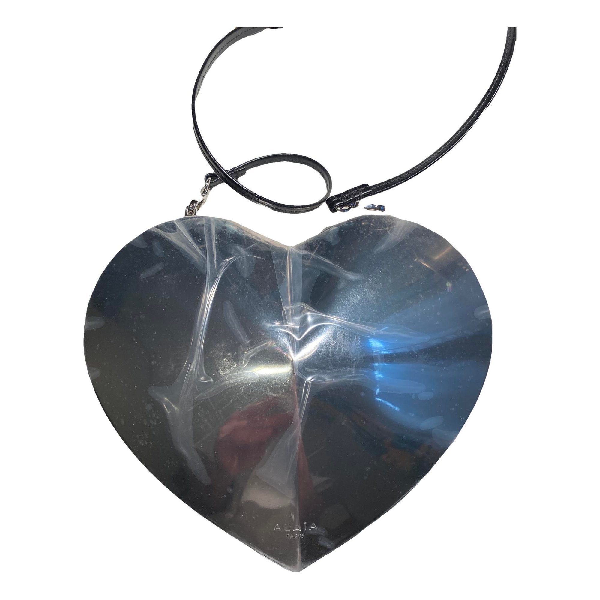 Alaia Le Coeur leather crossbody bag