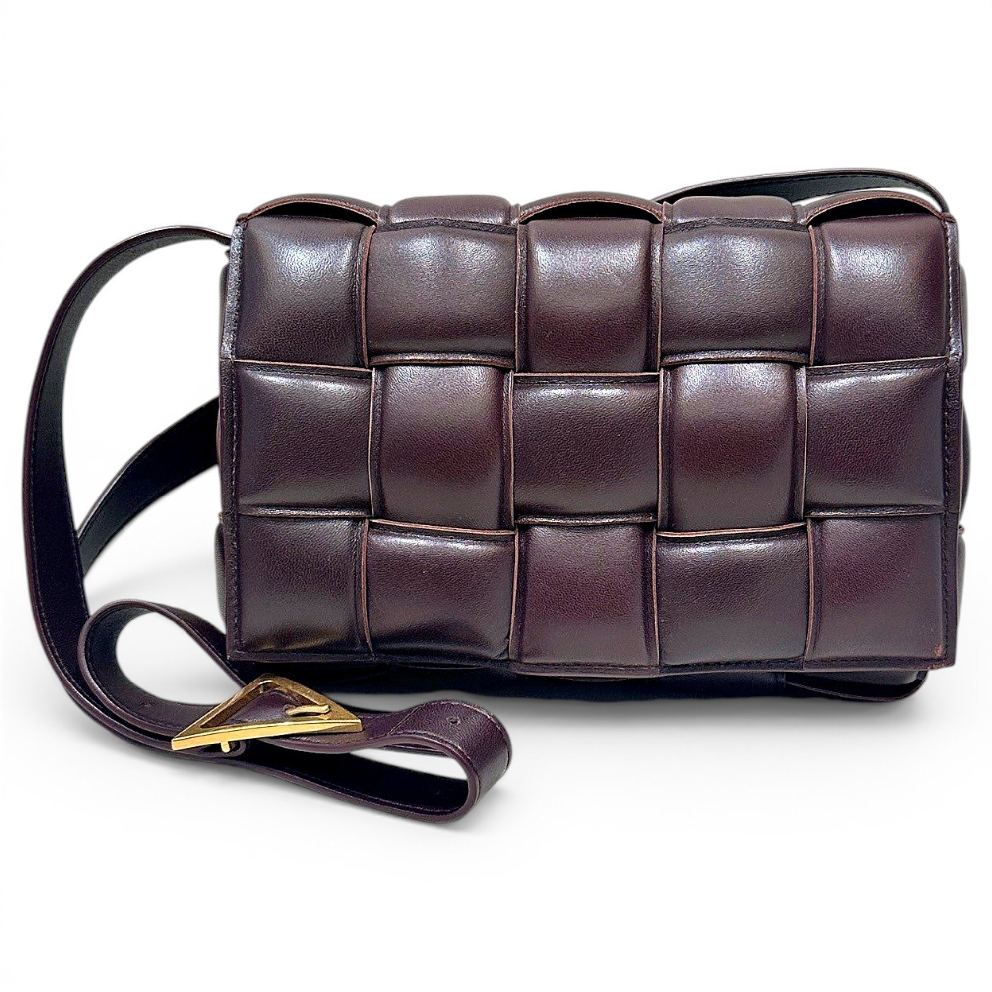 Cassette Padded leather crossbody bag