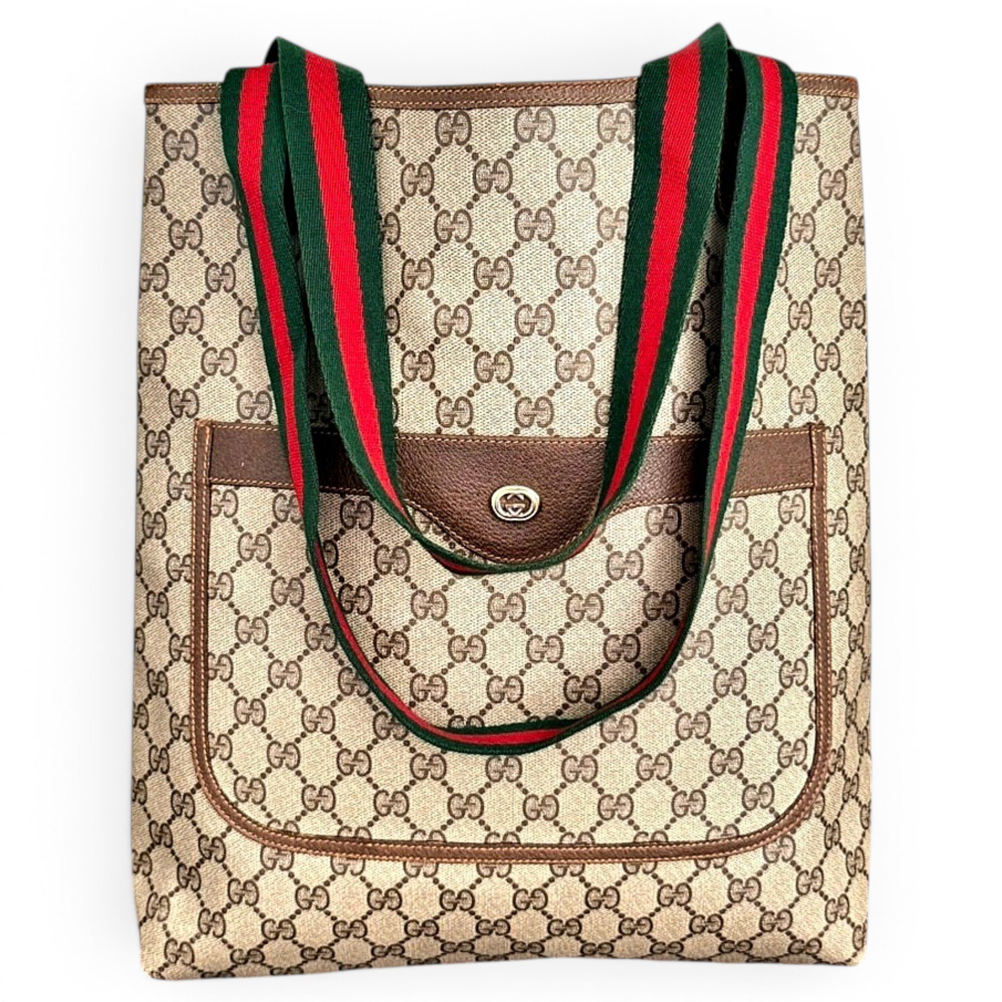 Ophidia patent leather tote