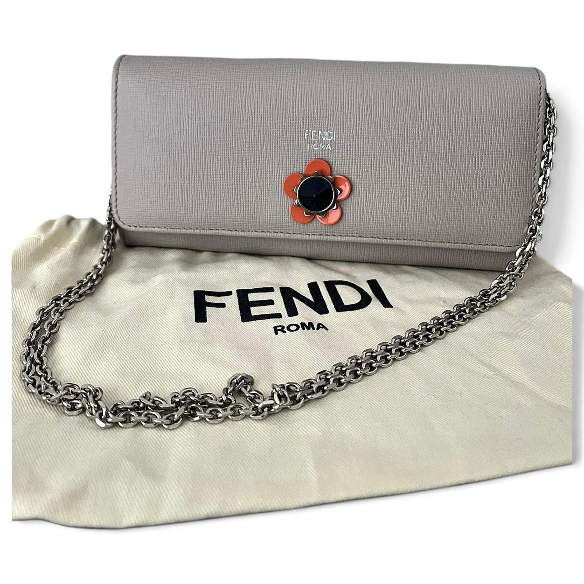 Fendi Leather clutch bag
