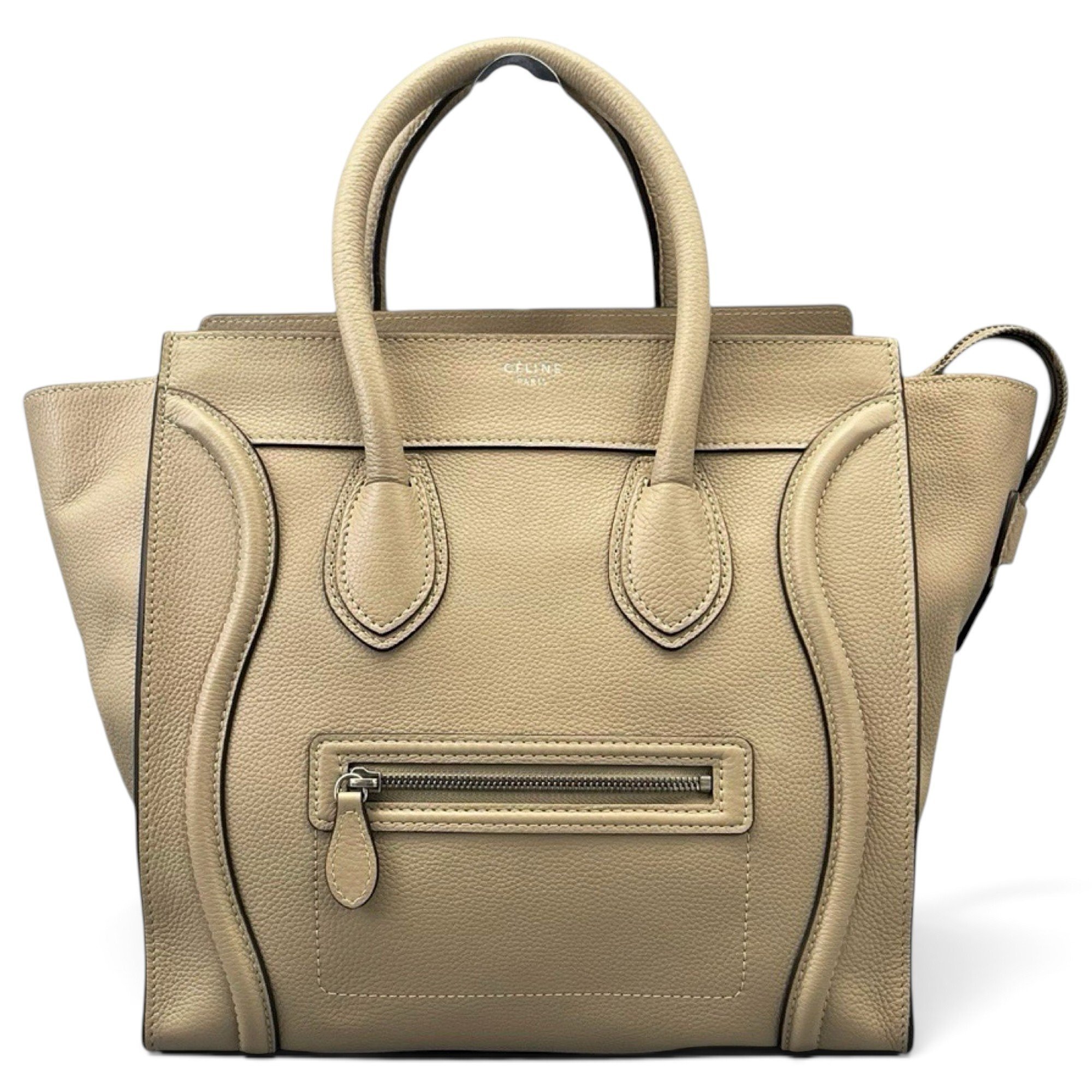 Luggage leather tote