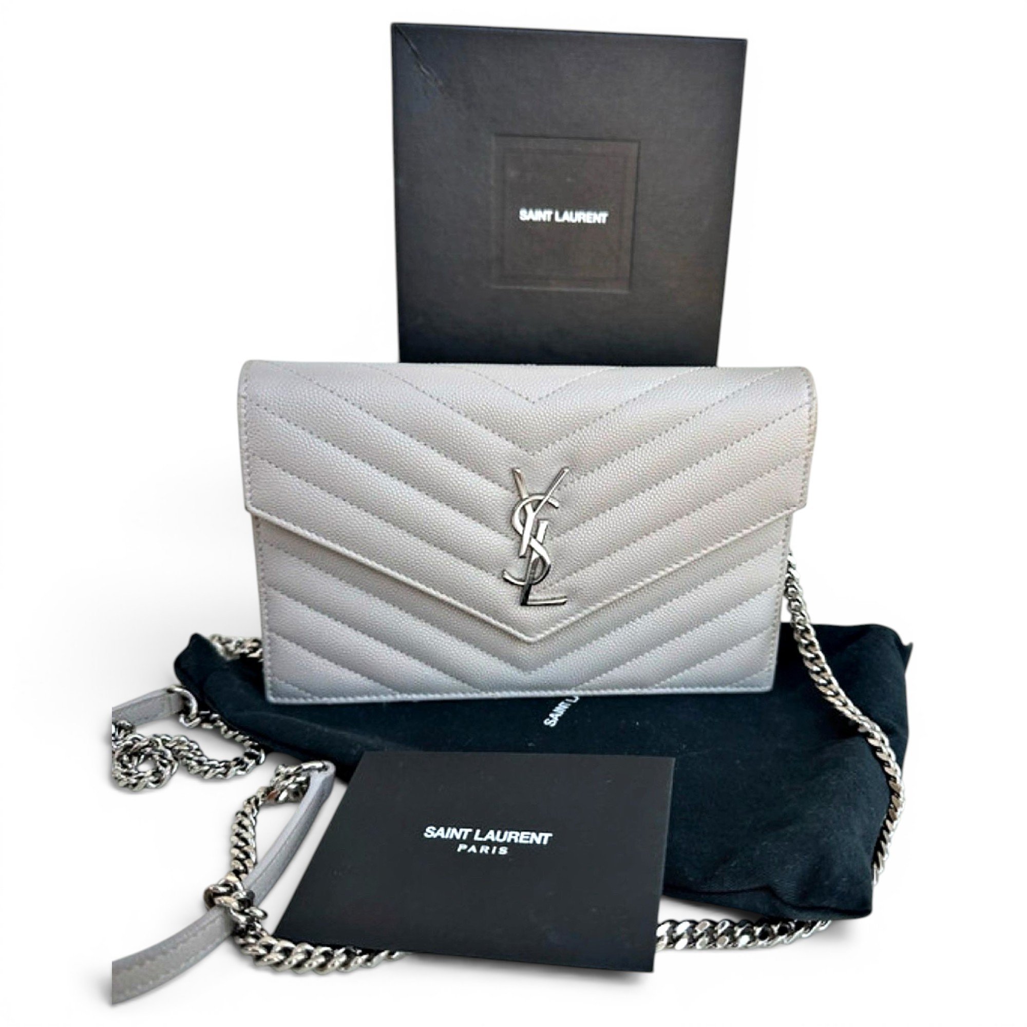 Portefeuille enveloppe leather crossbody bag
