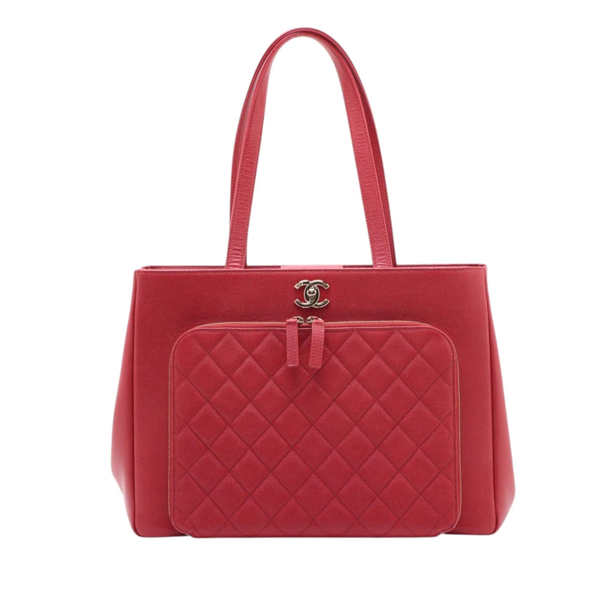 Business Affinity leather tote