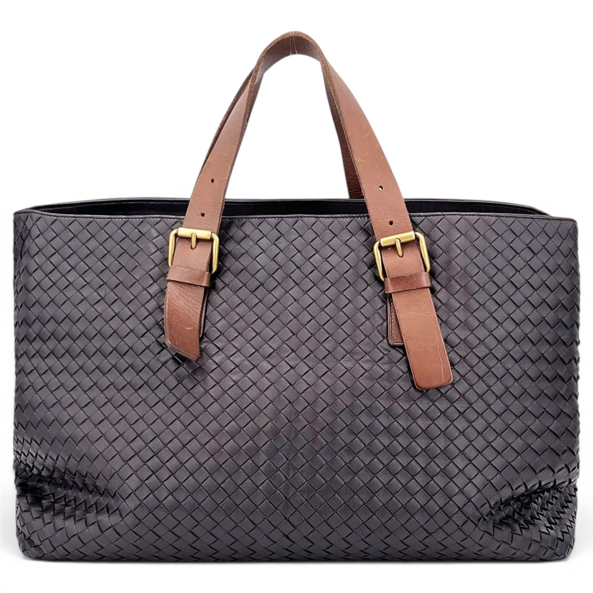 Leather tote