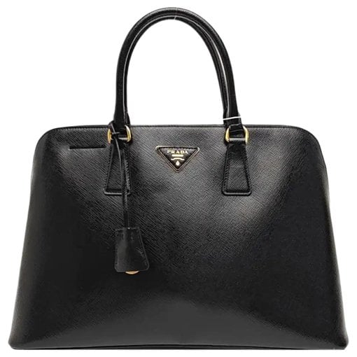 Promenade patent leather handbag