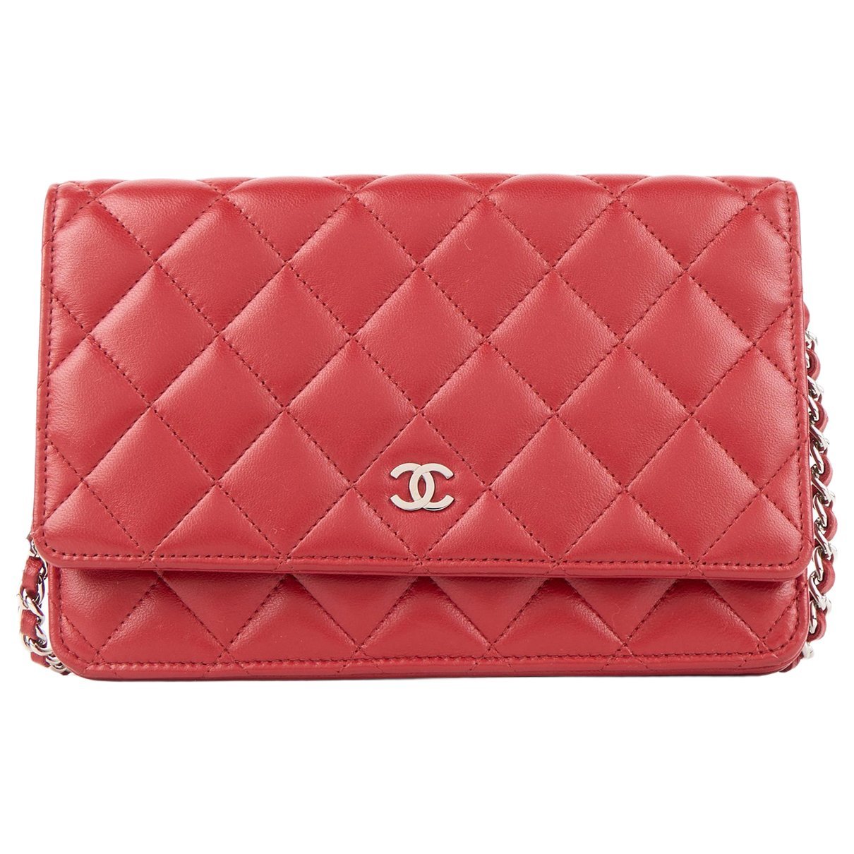 Wallet On Chain Timeless/Classique leather handbag
