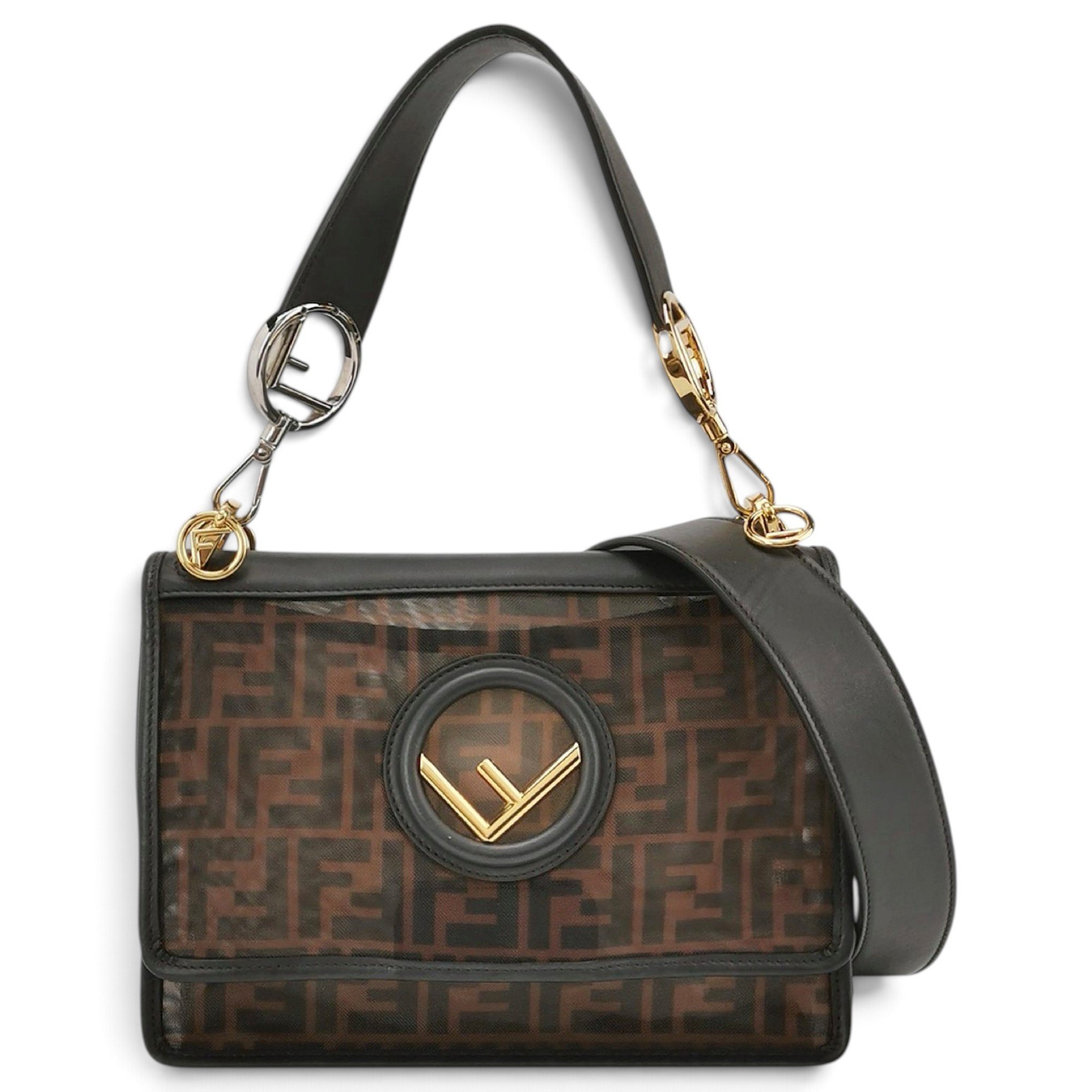 Kan I Logo leather handbag