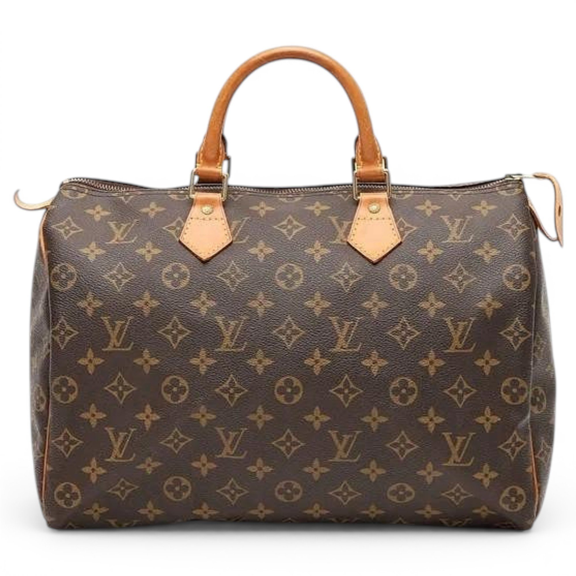 Speedy leather handbag