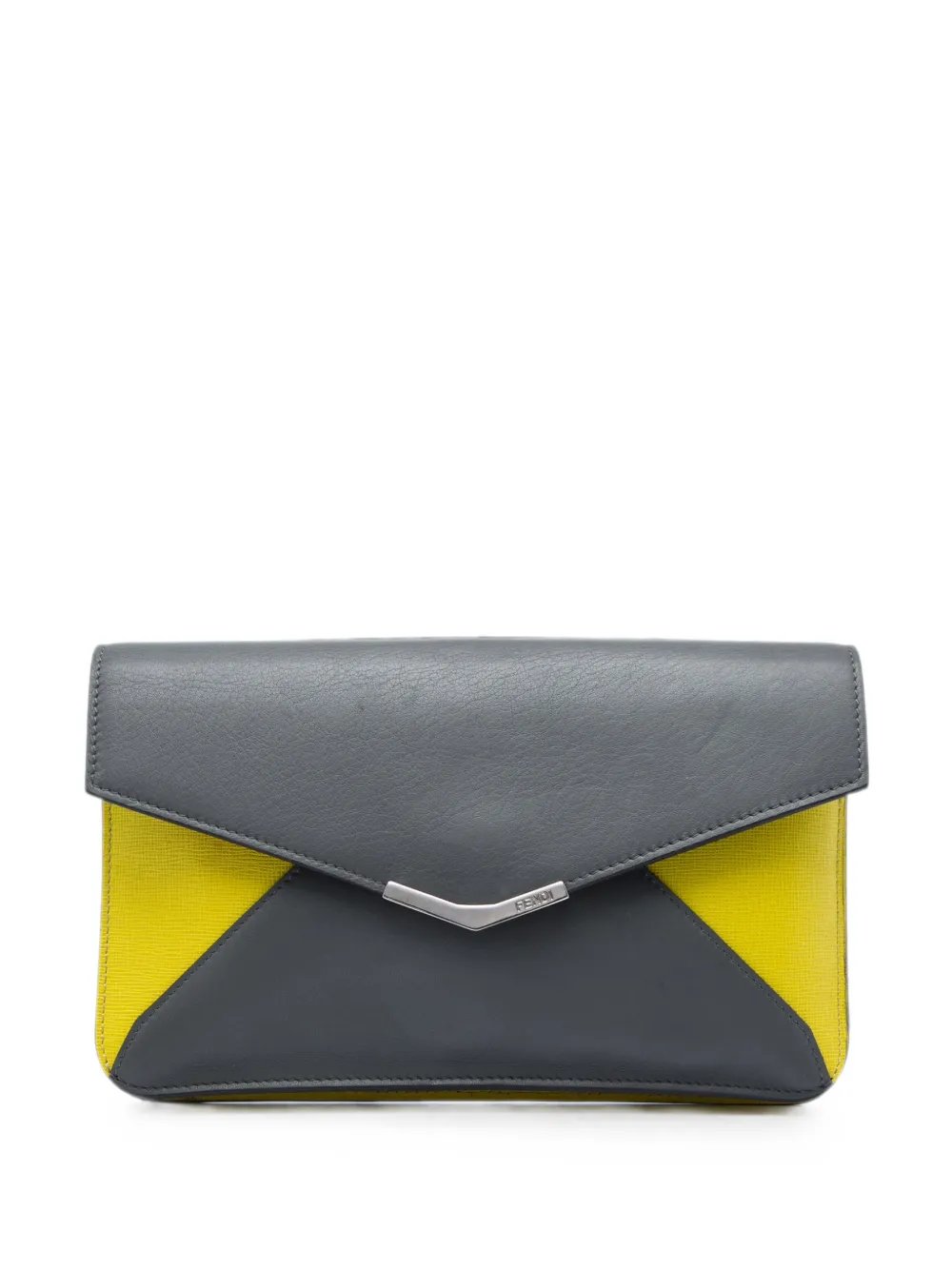 2010-2026 Bicolor Leather 2Jours Envelope clutch bag