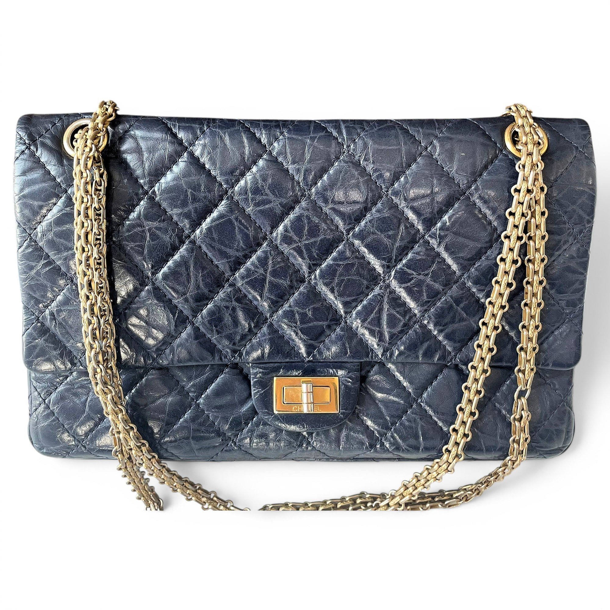 2.55 leather handbag