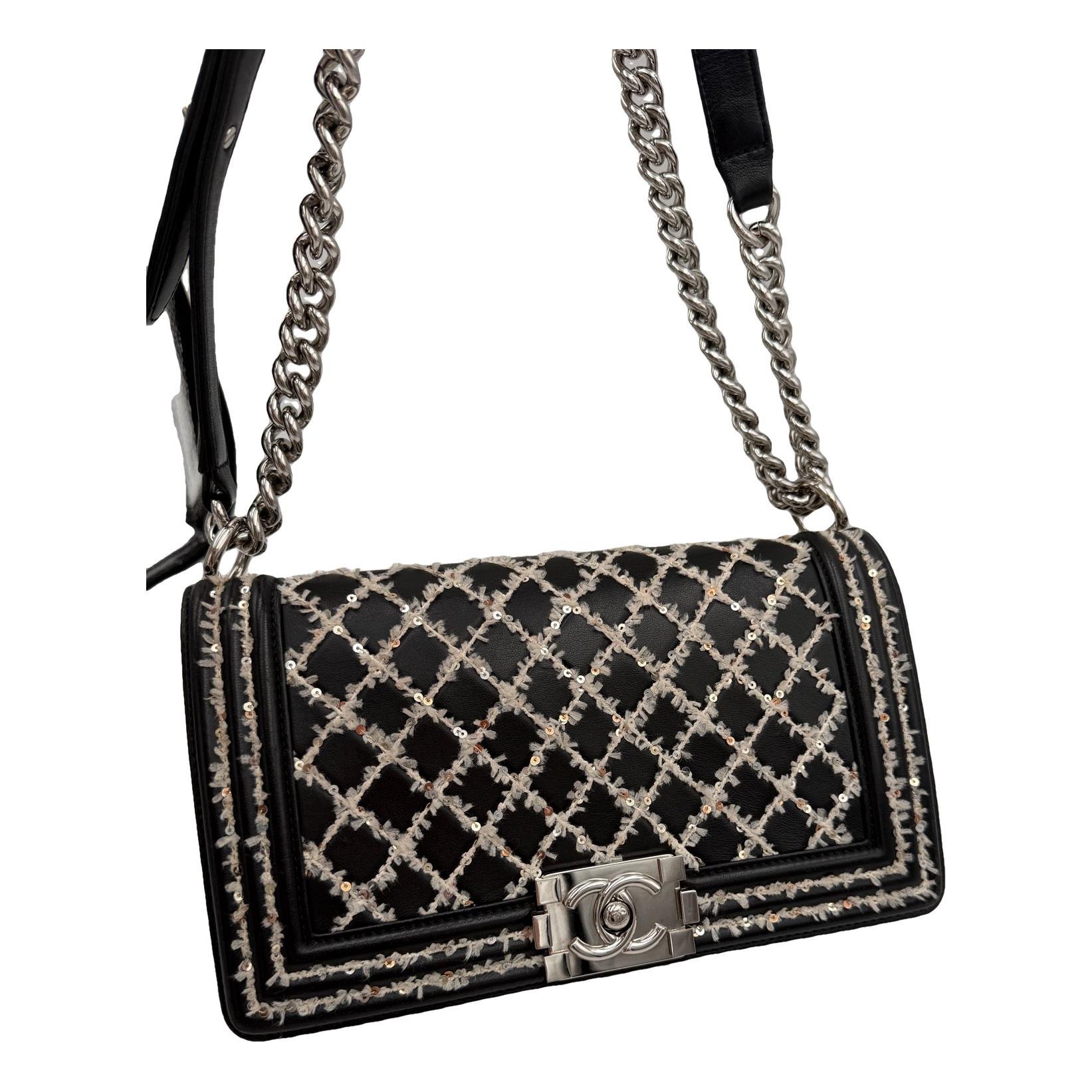 Boy leather crossbody bag