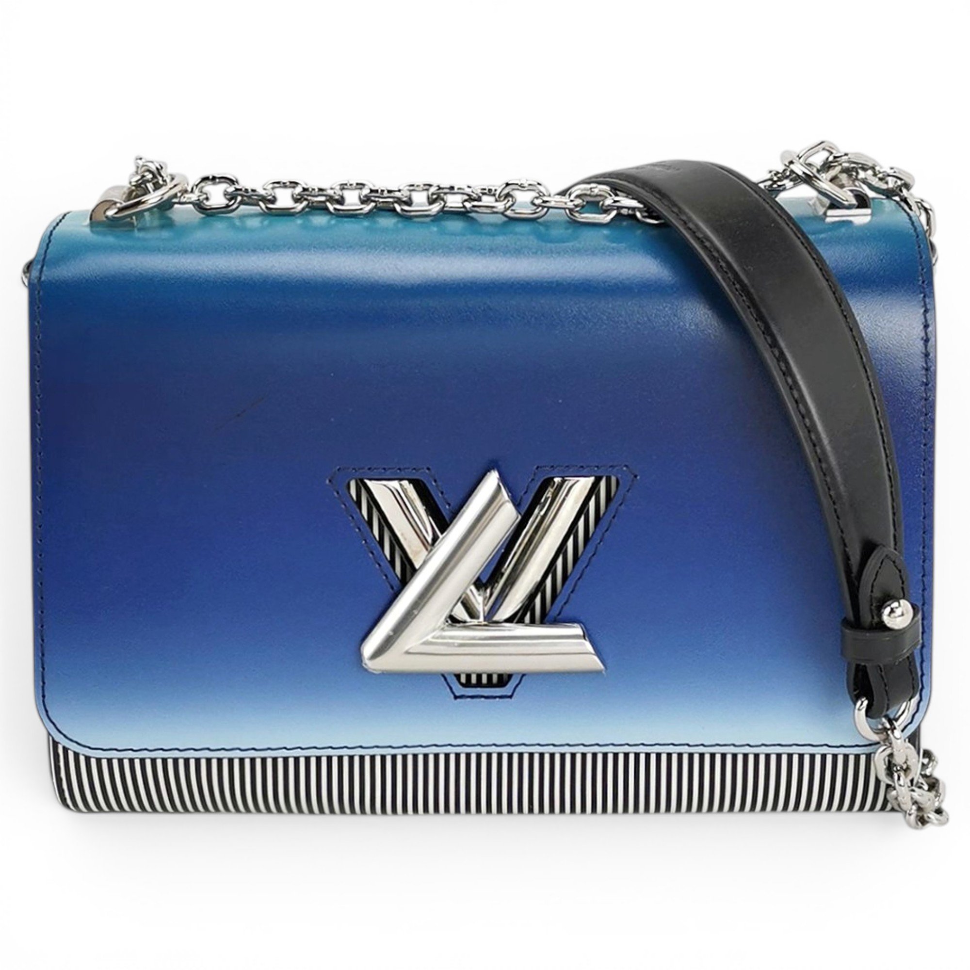 Twist leather handbag