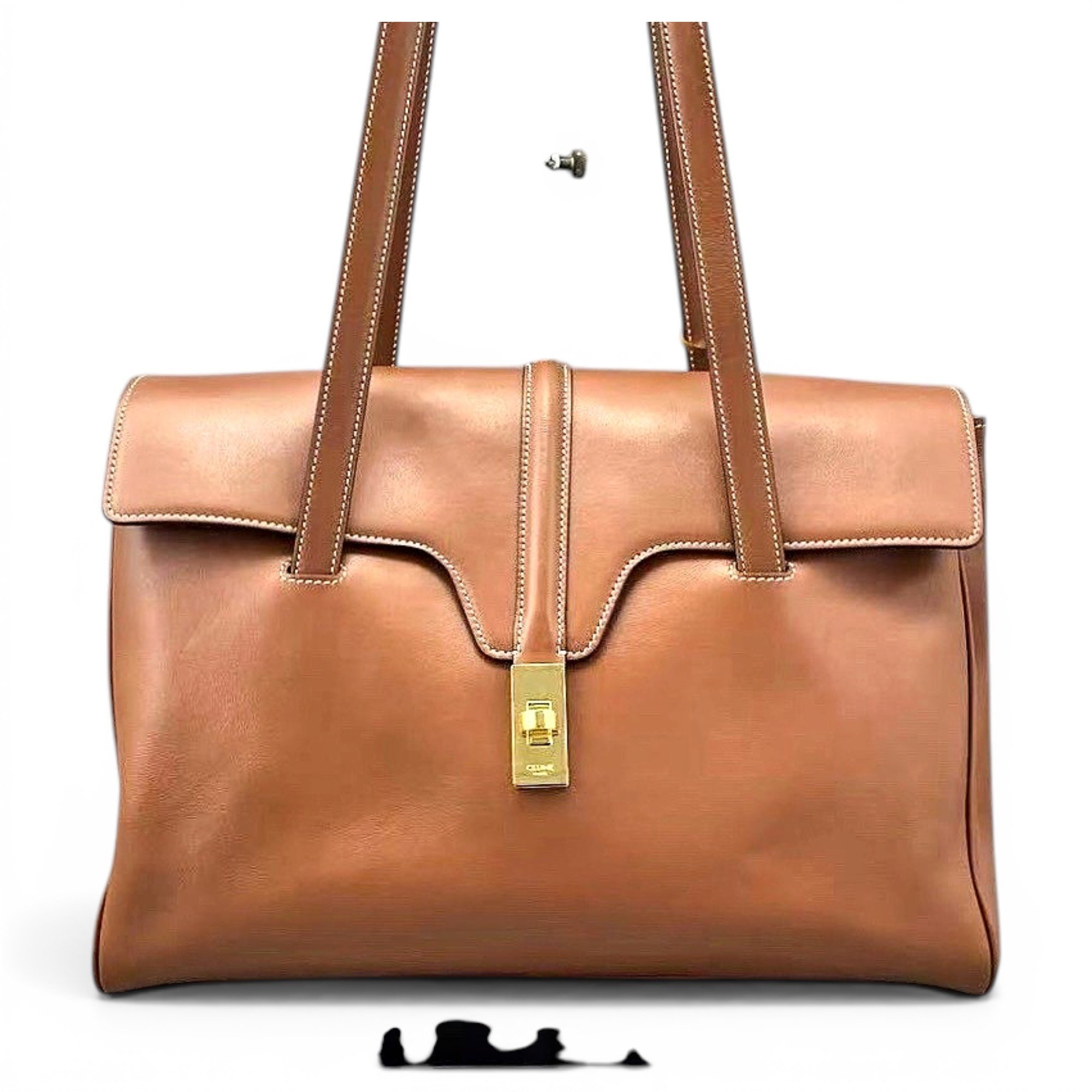 Soft Cube leather handbag