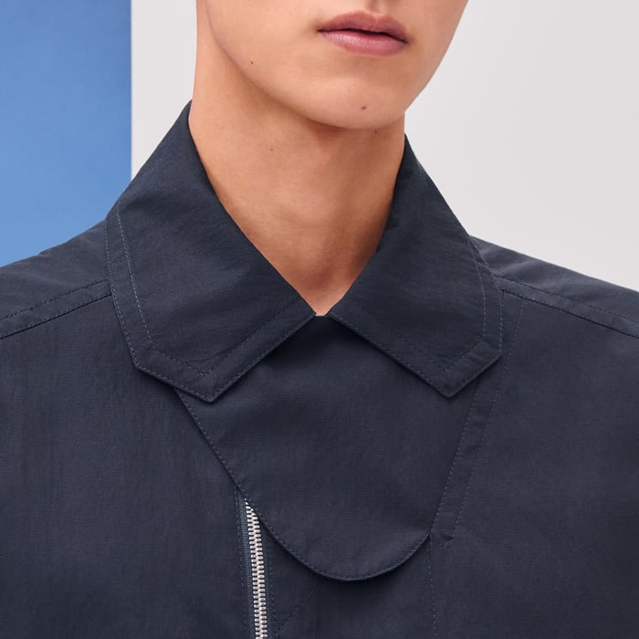 Marine Jacket With Flap Collar