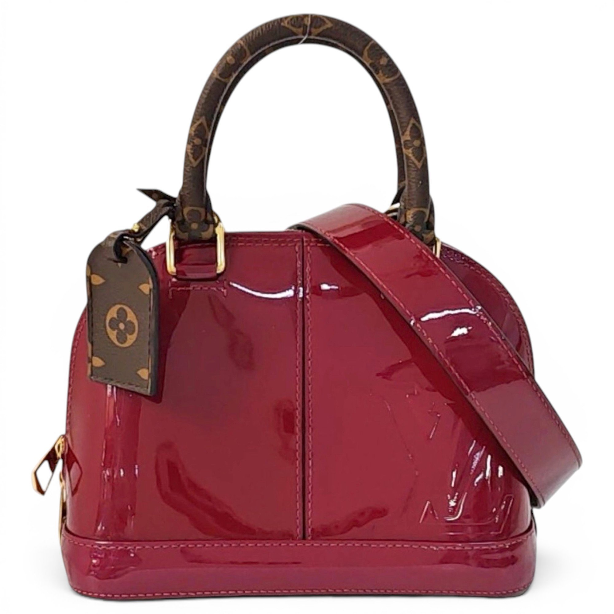 Alma BB patent leather handbag