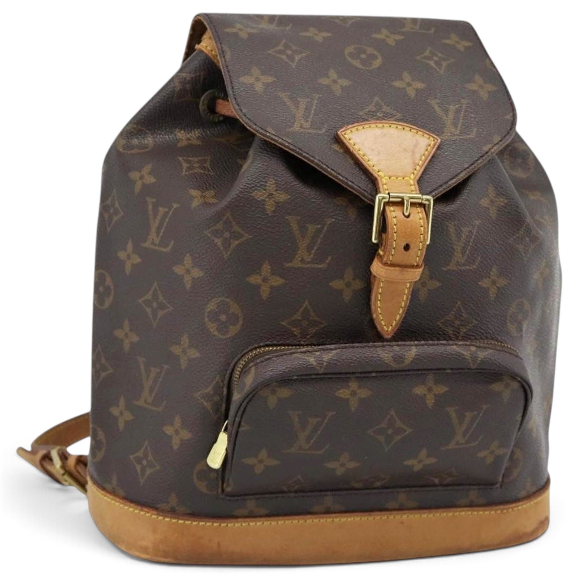 Montsouris leather backpack