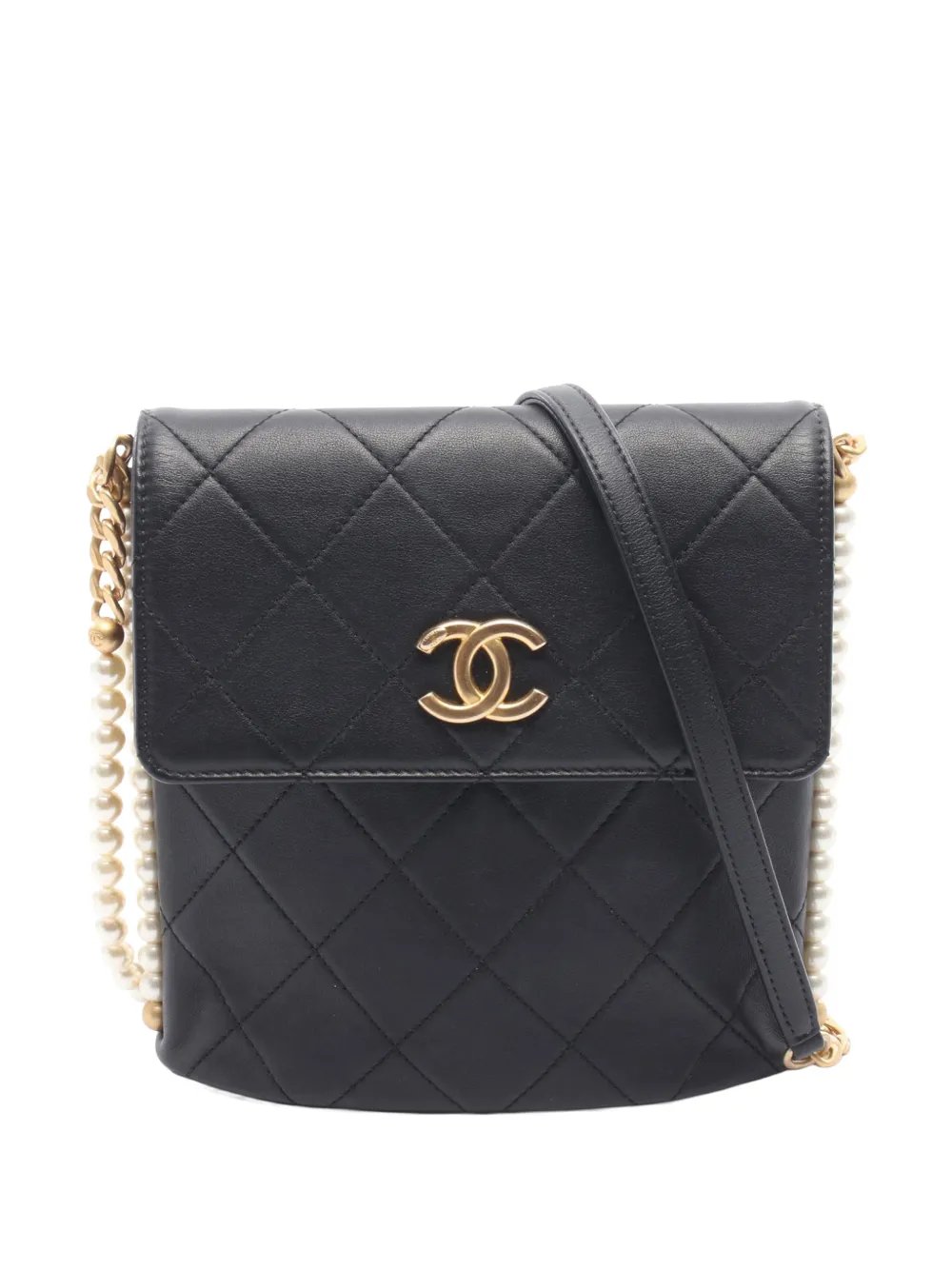2021 Small Quilted Calfskin About Pearls Hobo crossbody bag