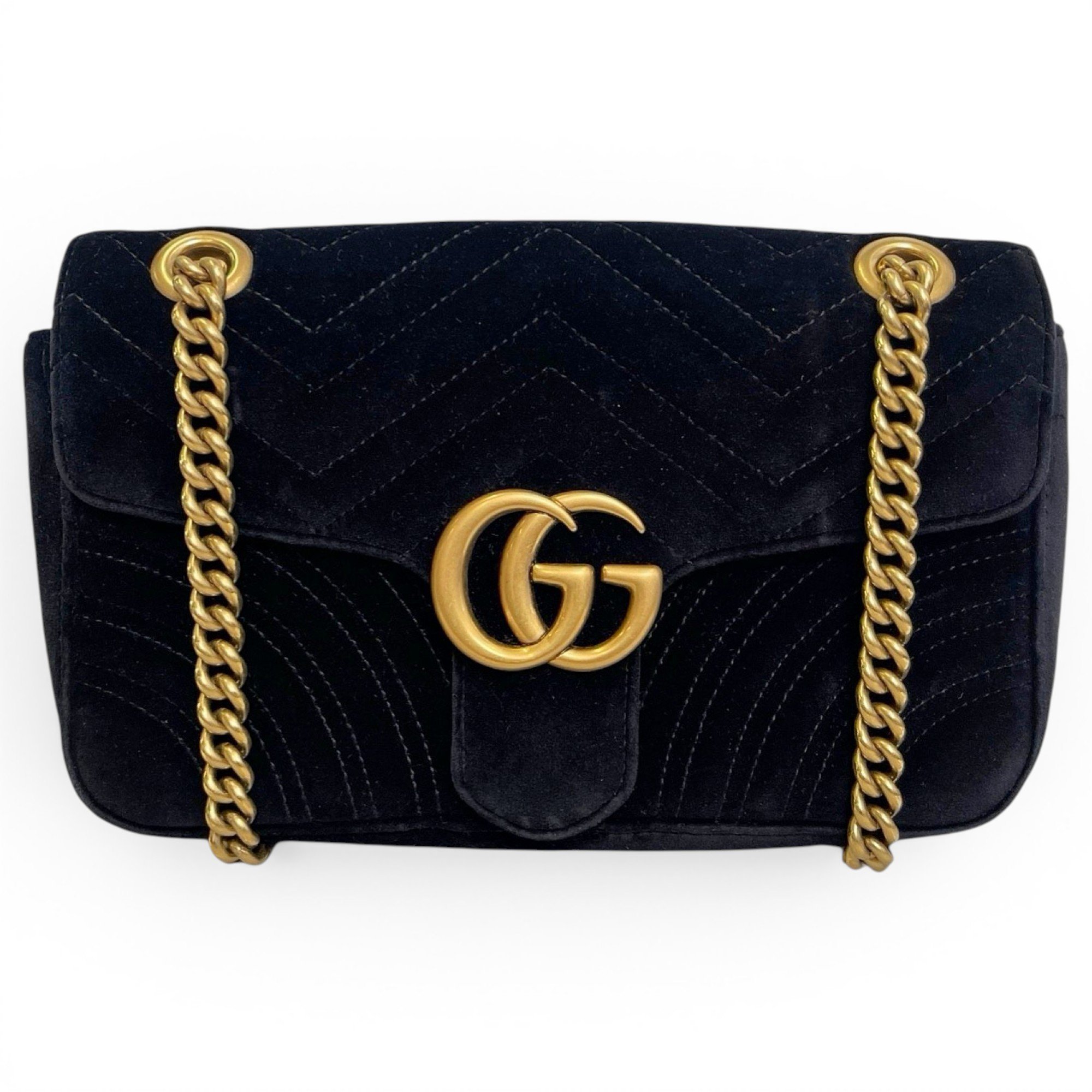 GG Marmont velvet handbag