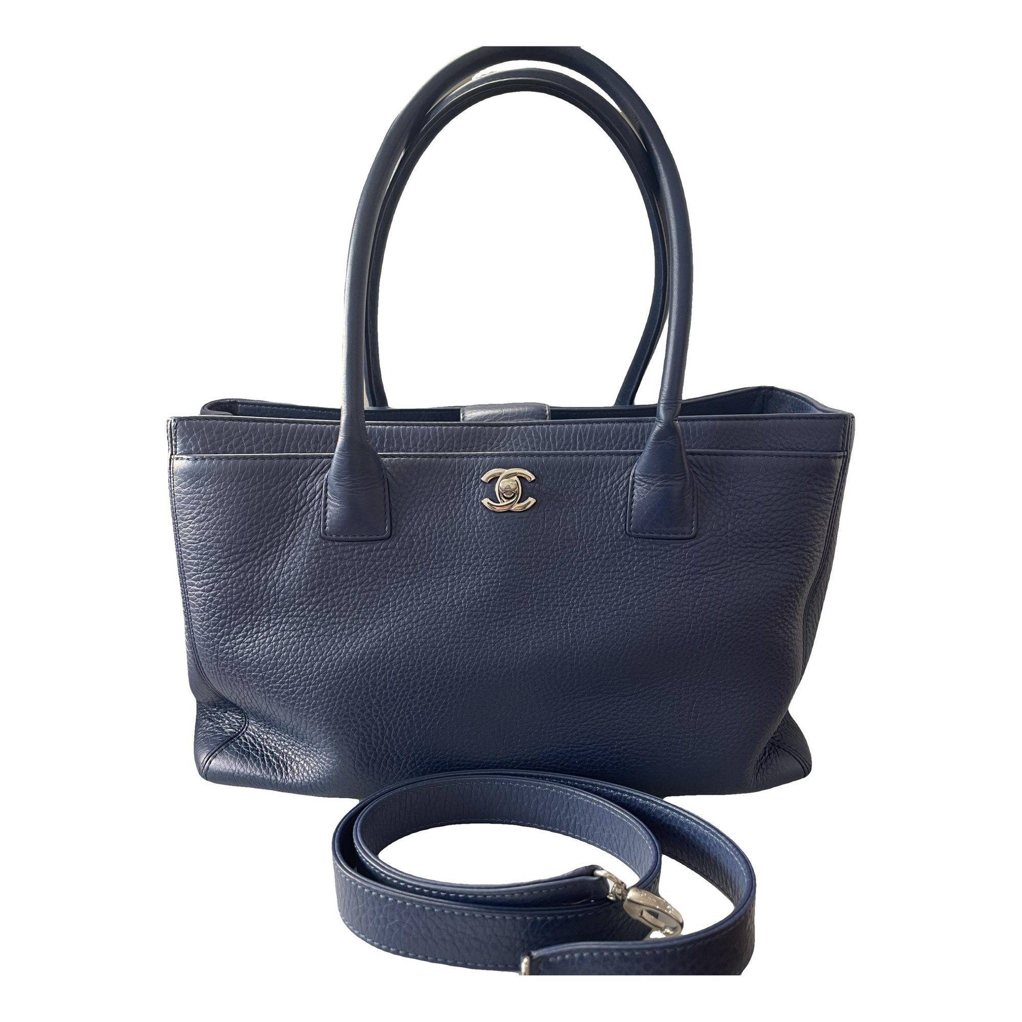 Executive leather tote