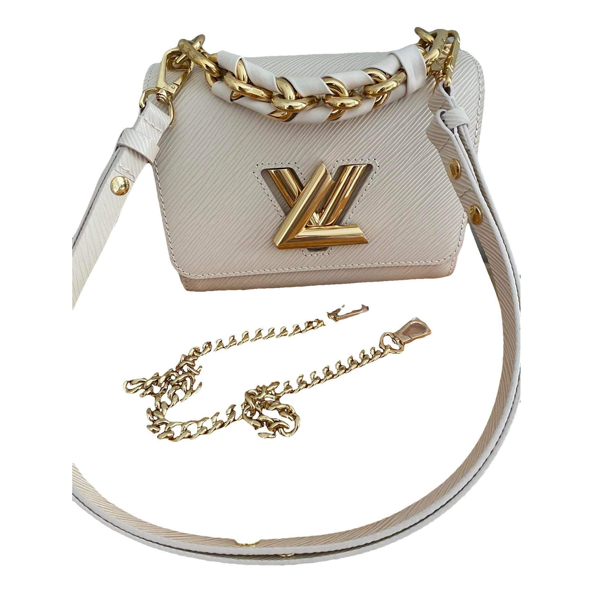 Twist leather crossbody bag