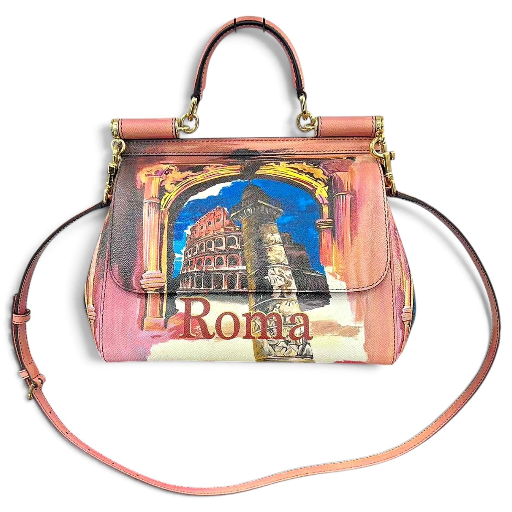 Dolce & Gabbana Sicily leather handbag
