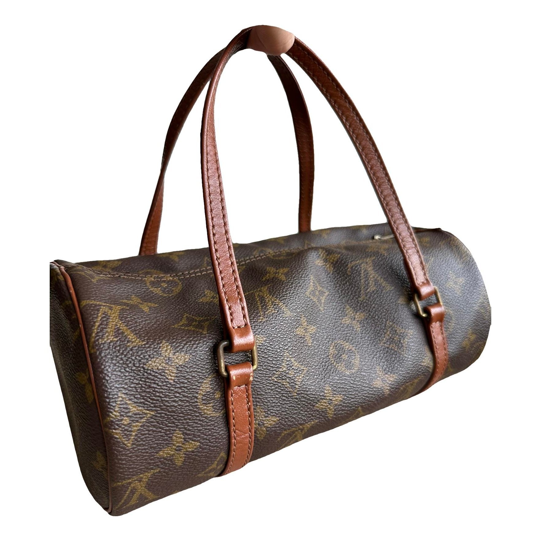 Papillon leather handbag