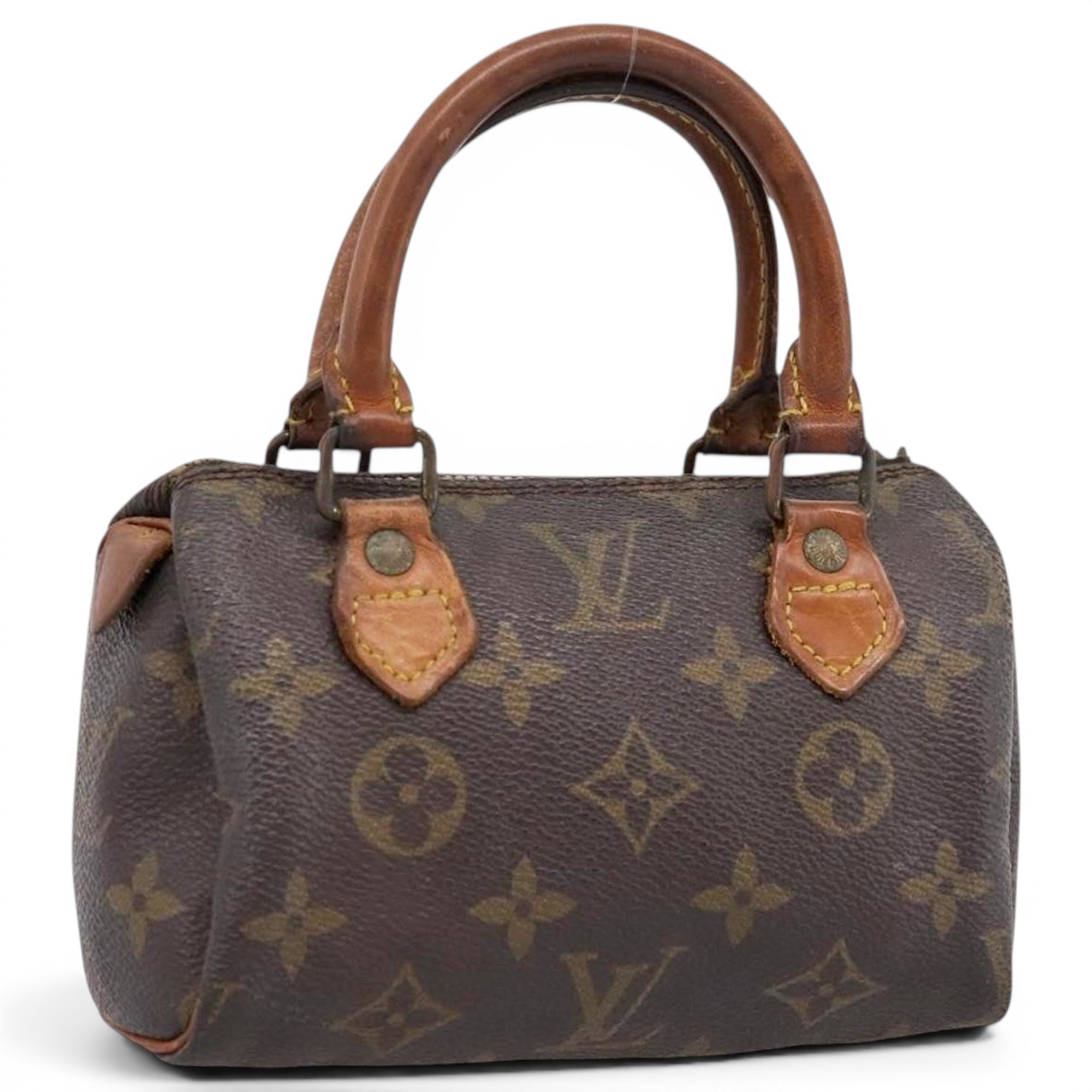 Nano Speedy / Mini HL leather handbag
