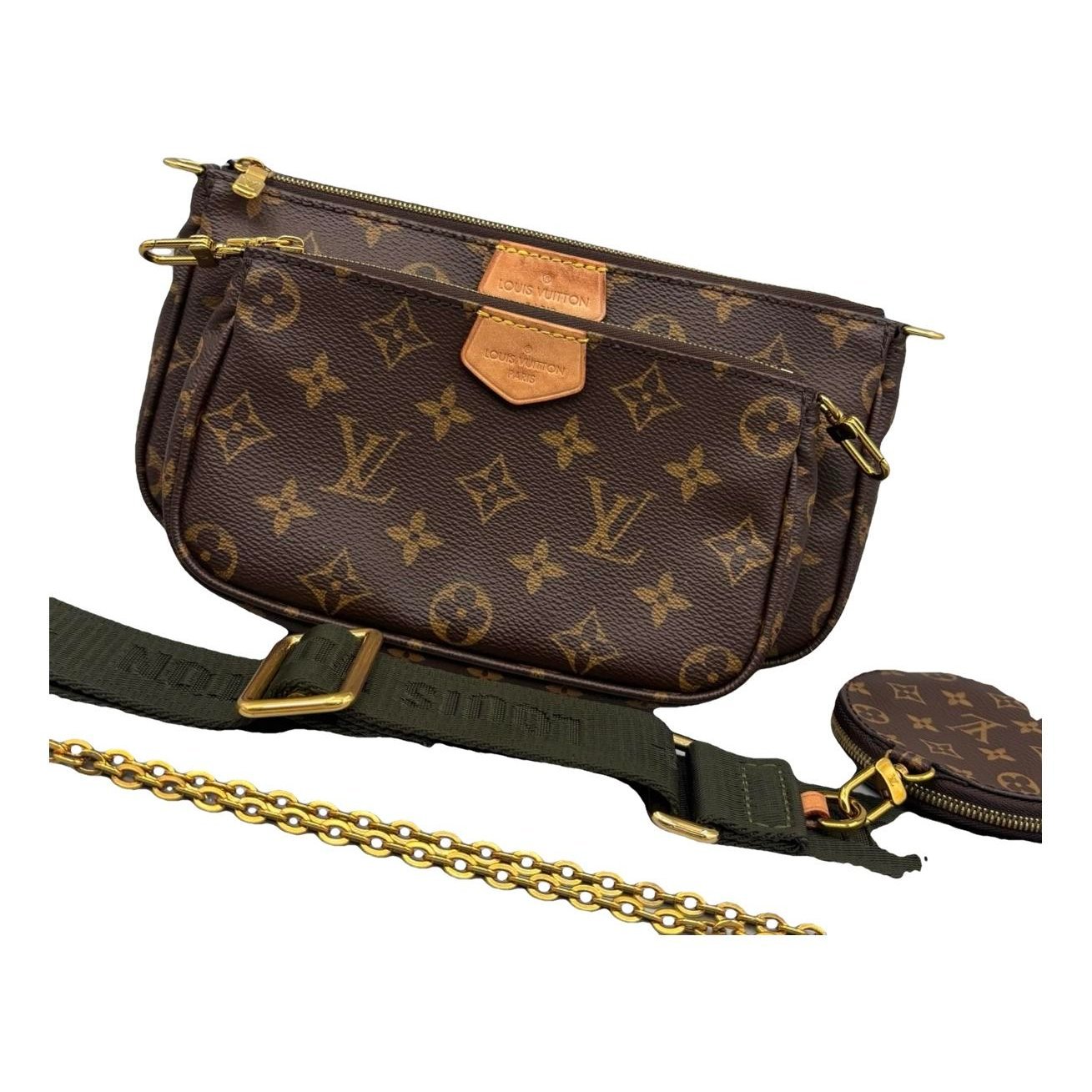 Multi Pochette Accessoires leather handbag