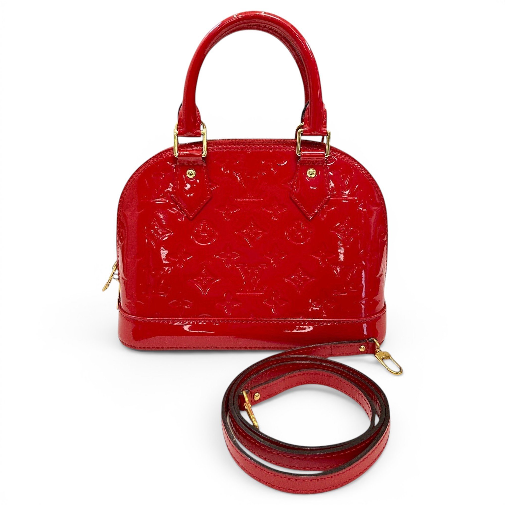 Alma BB patent leather handbag