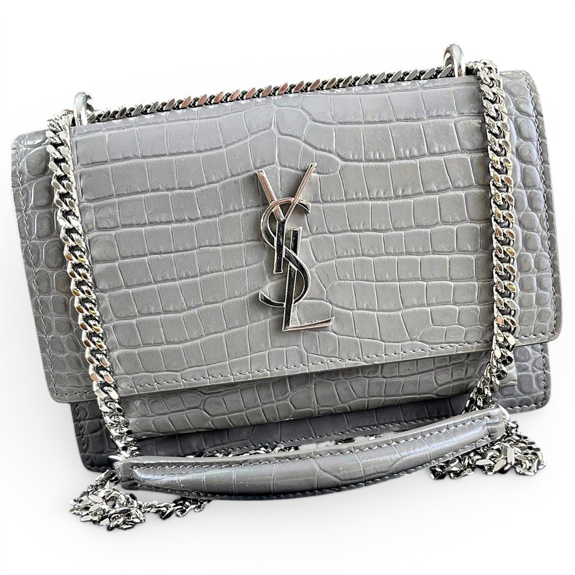 Sunset leather handbag