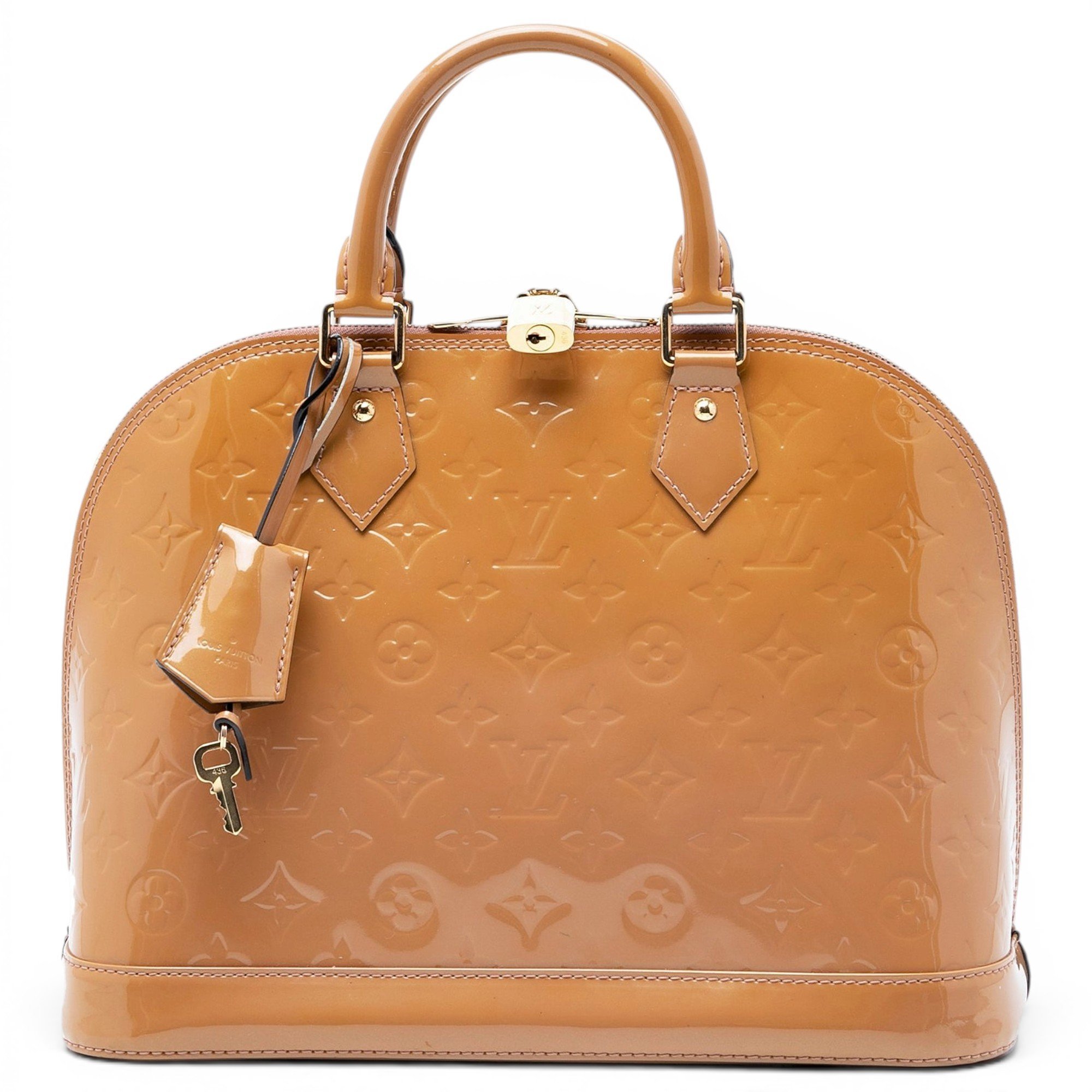 Alma patent leather handbag