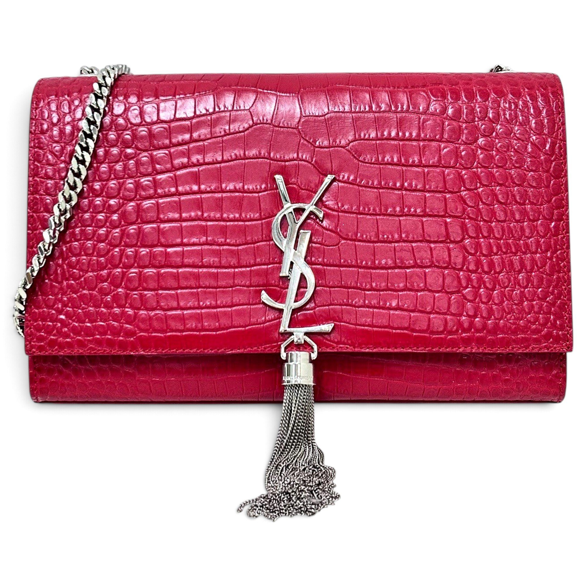 Pompom Kate leather handbag