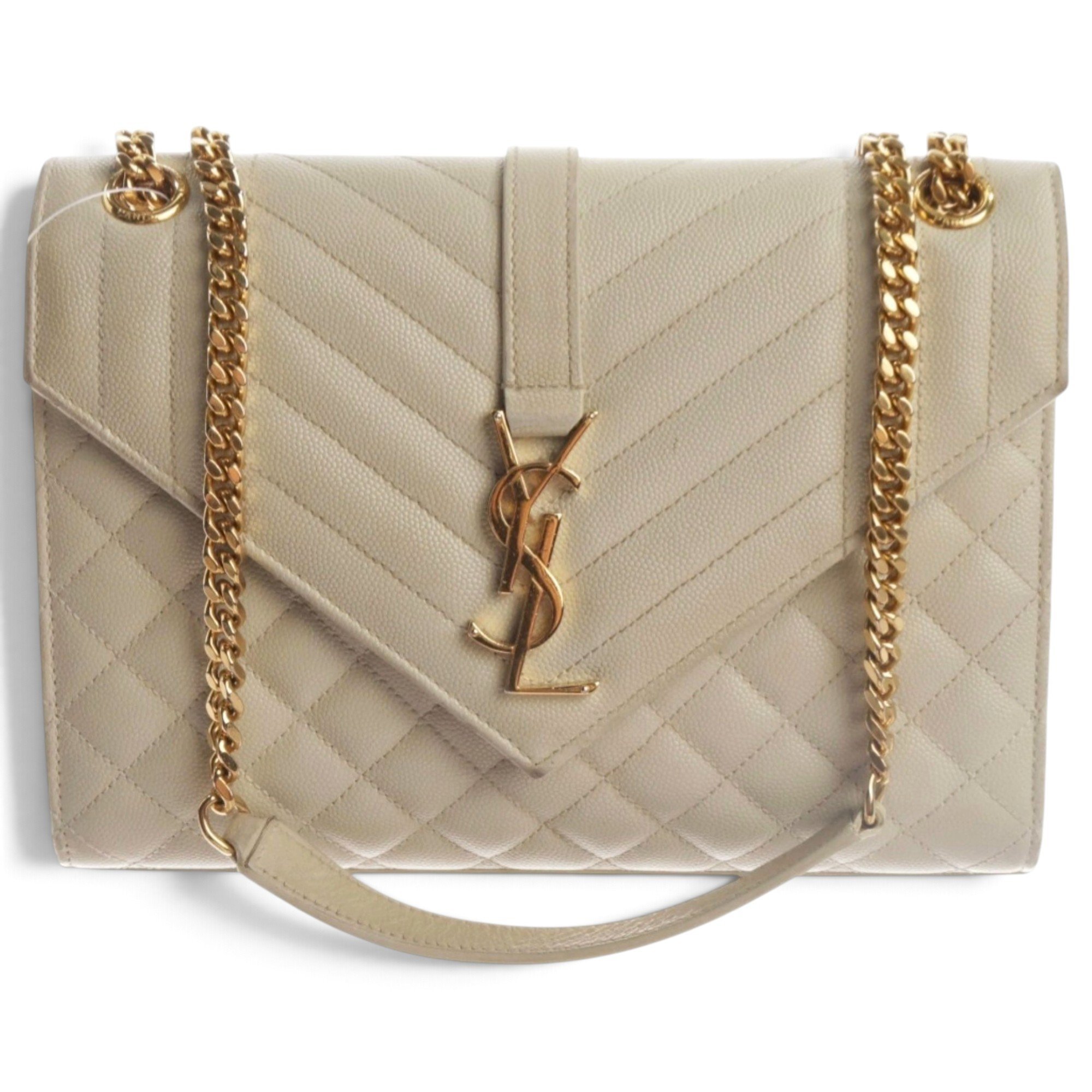 Envelope leather crossbody bag