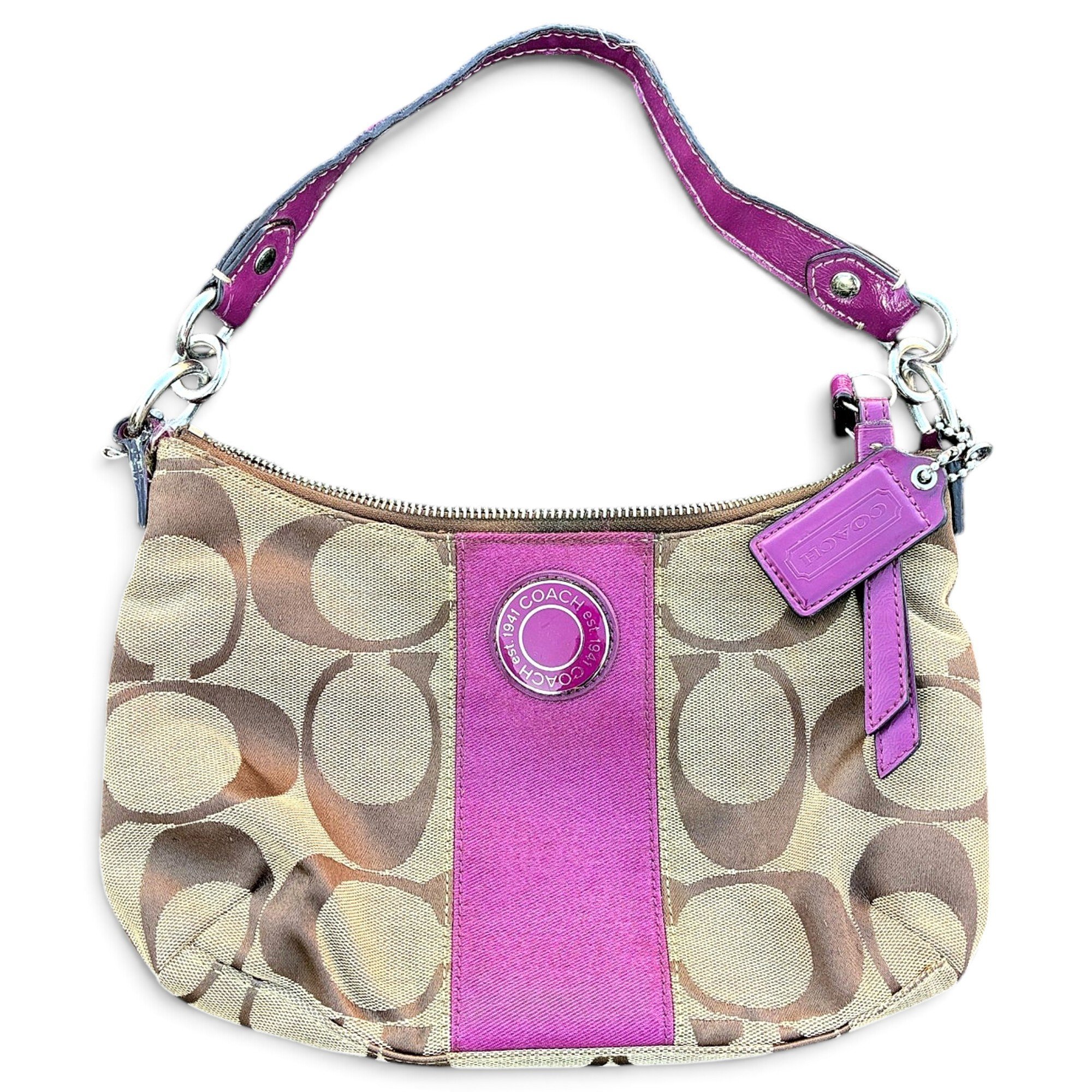 Signature Sufflette cloth handbag