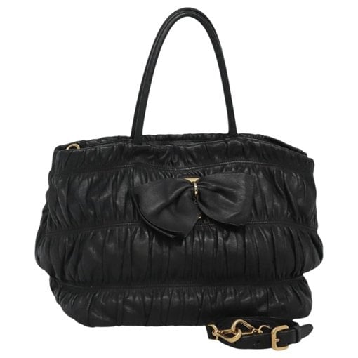 Bowling leather tote