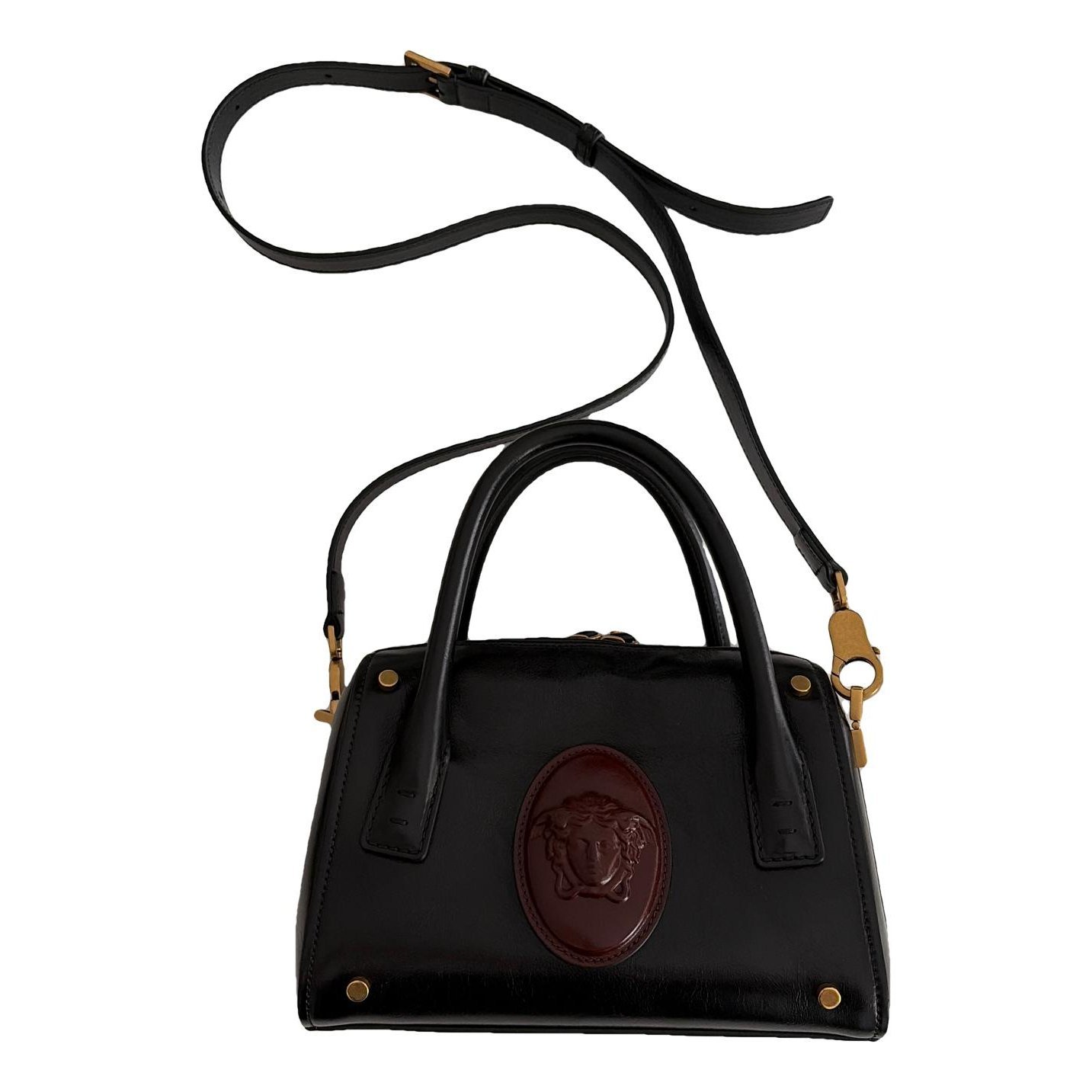Leather bowling bag