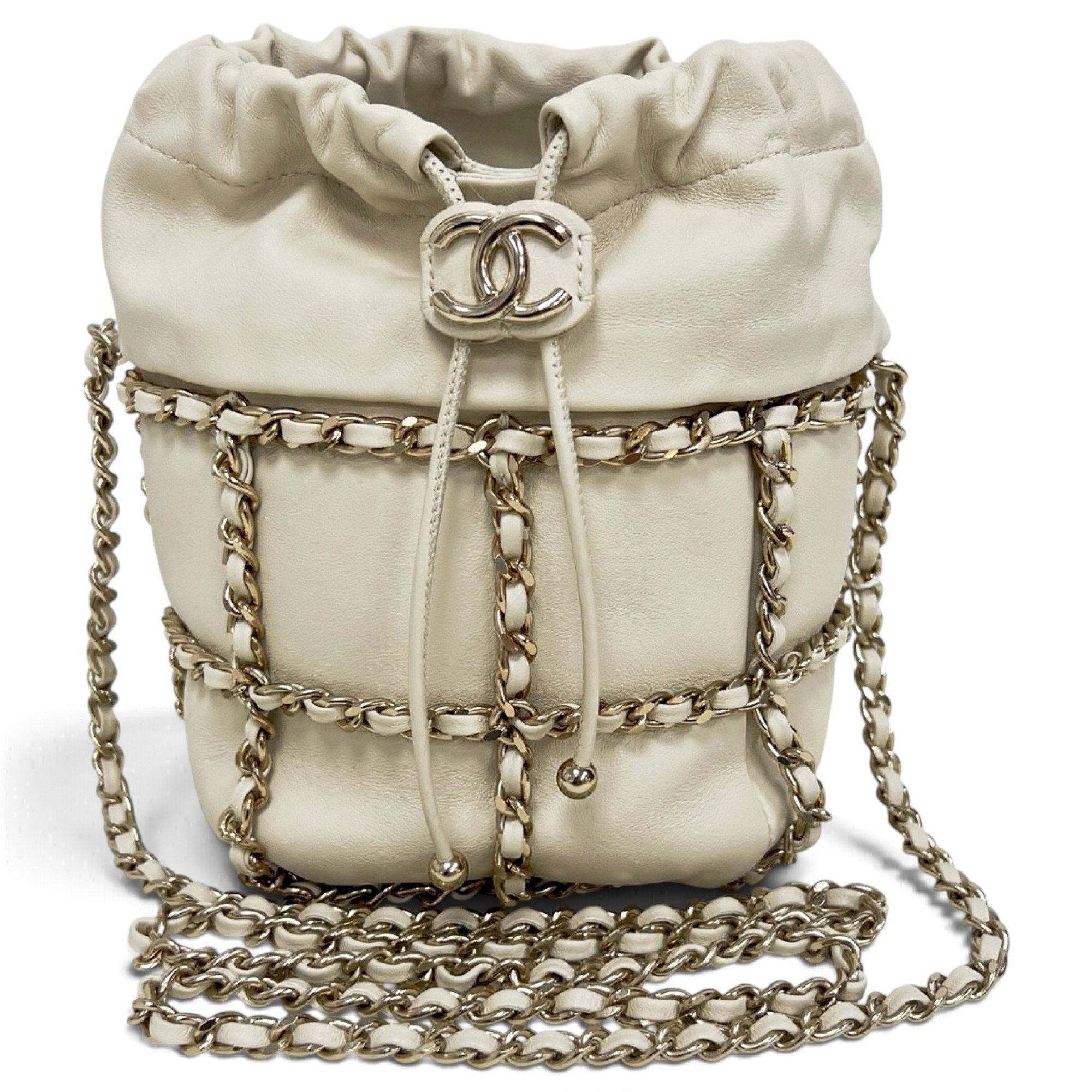 Gabrielle Bucket leather handbag