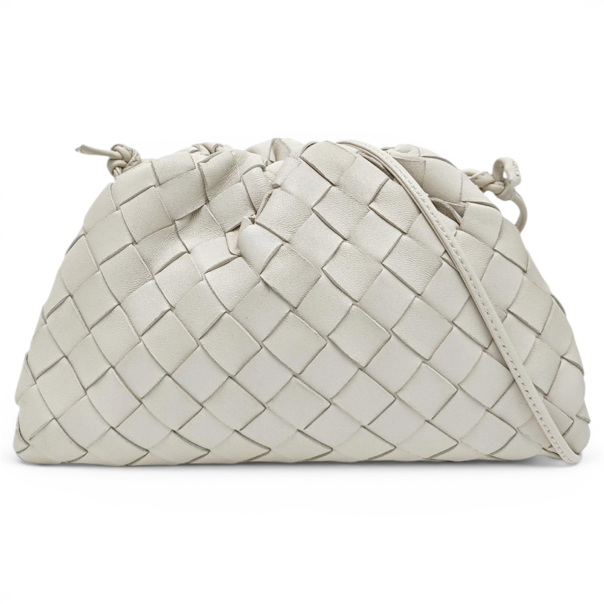 Pouch leather handbag