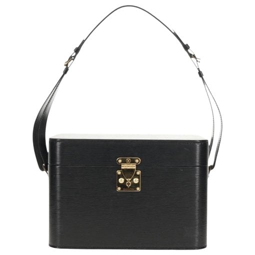 Vanity leather handbag