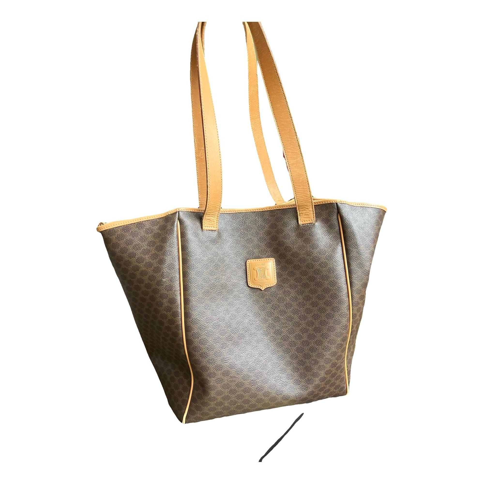 Cabas Vertical leather tote