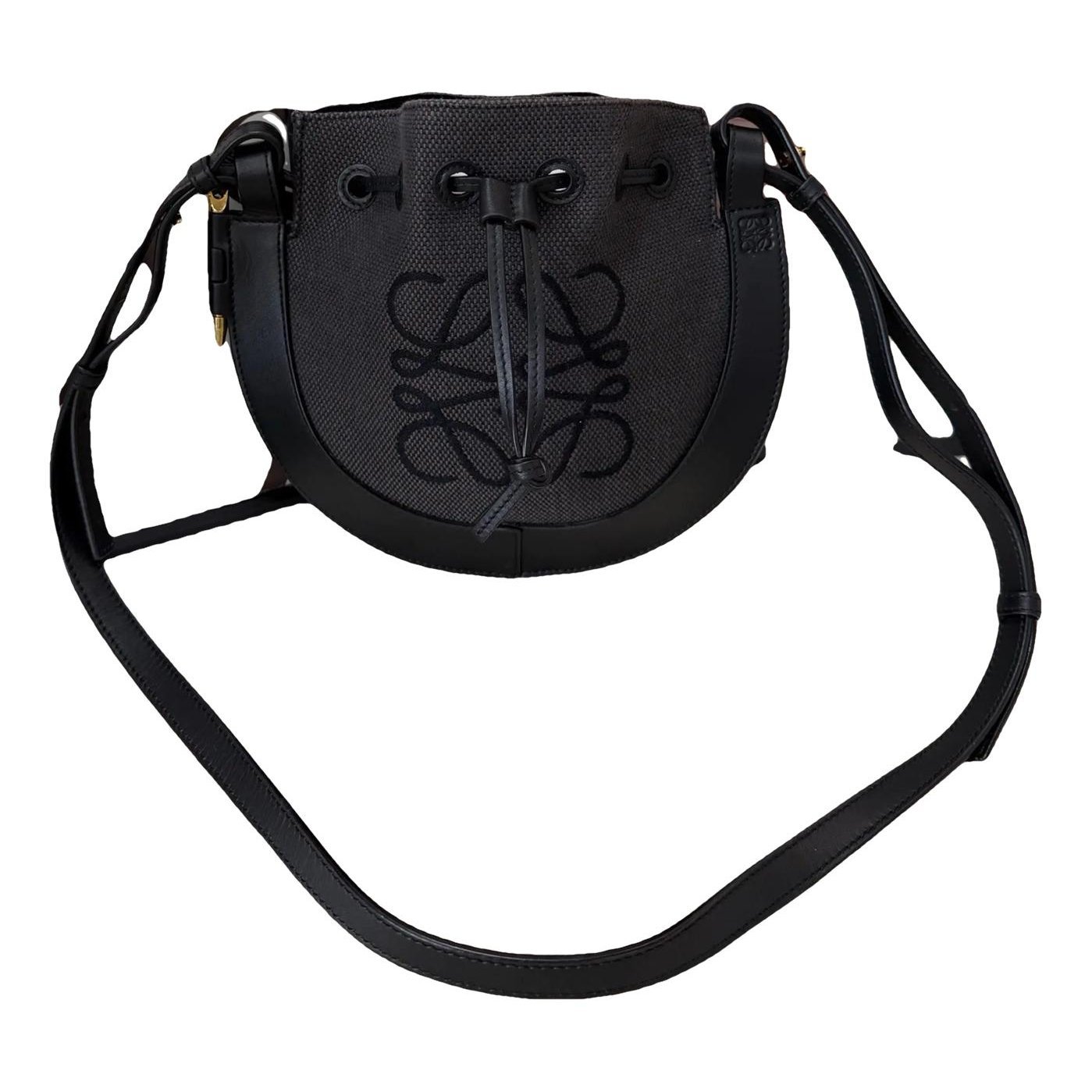 Anagram leather handbag
