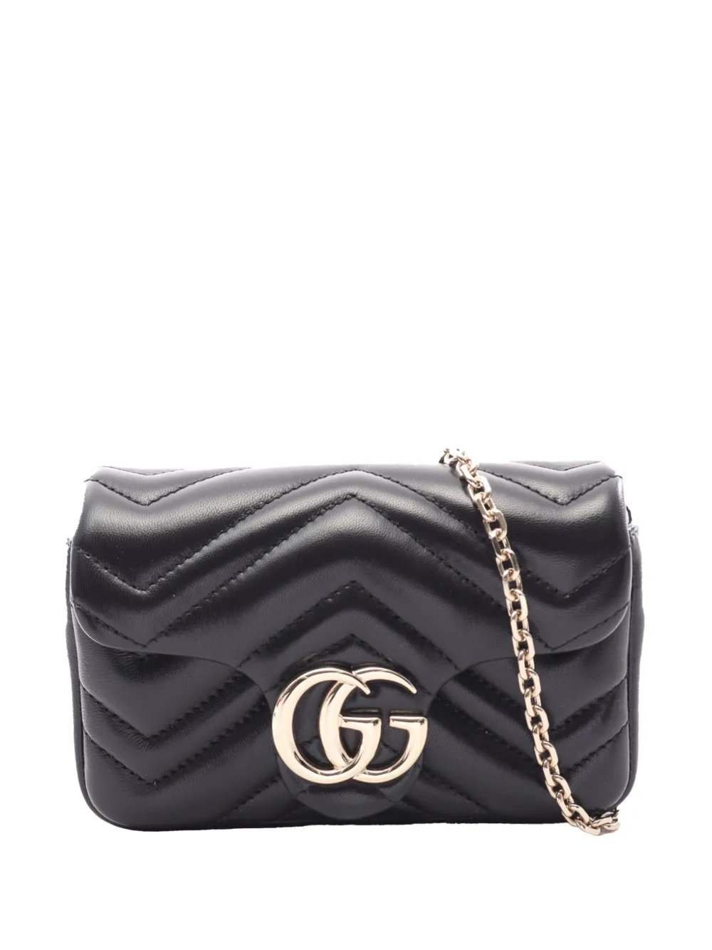 2016-2026 Mini GG Marmont Matelasse Leather Flap crossbody bag