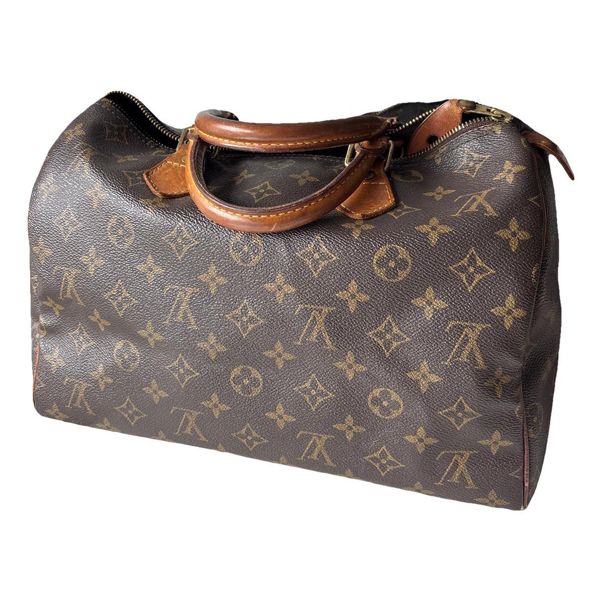 Speedy leather handbag