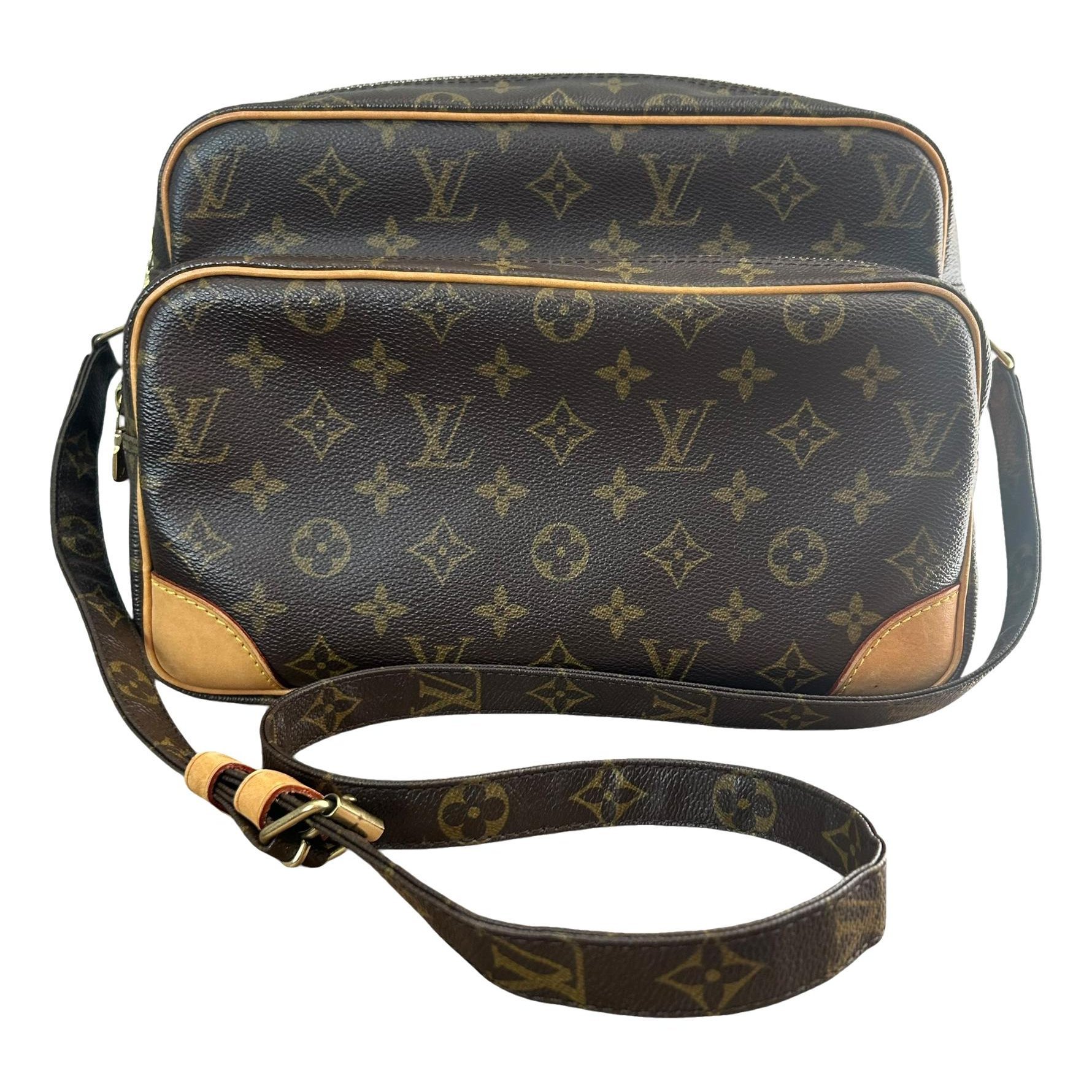 Nile leather crossbody bag