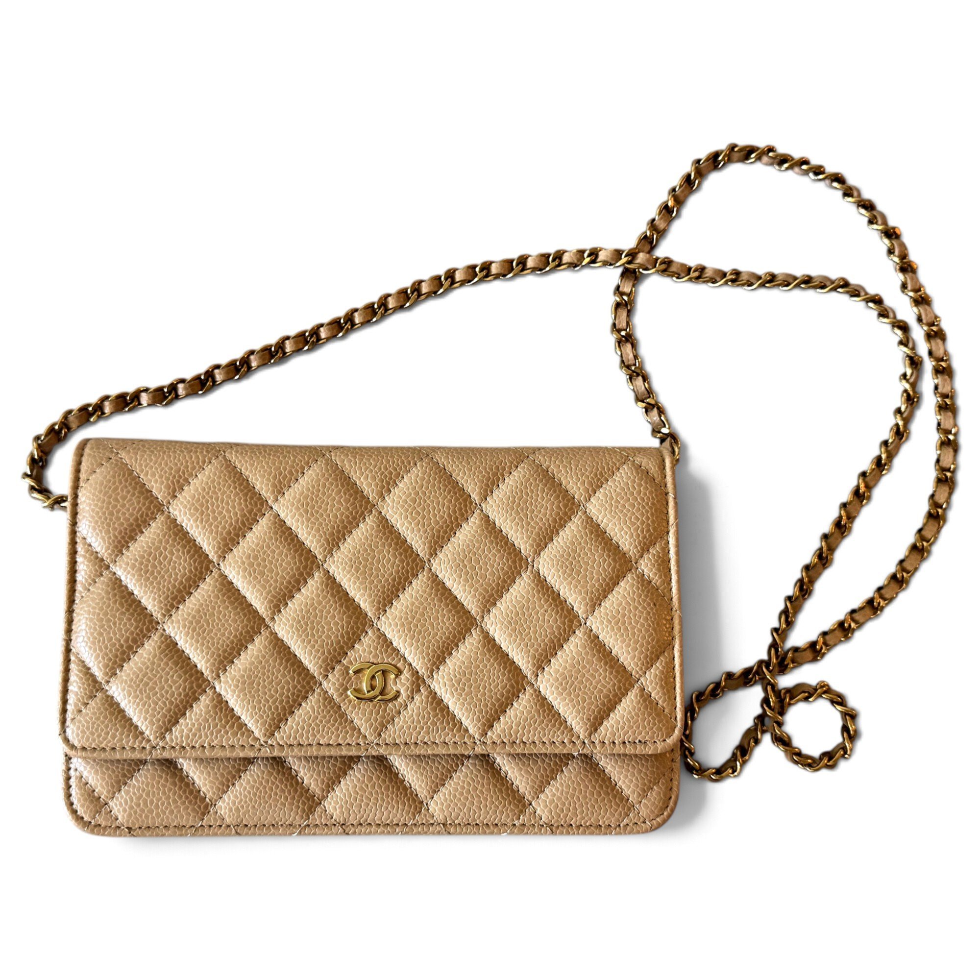 Wallet On Chain Timeless/Classique leather crossbody bag