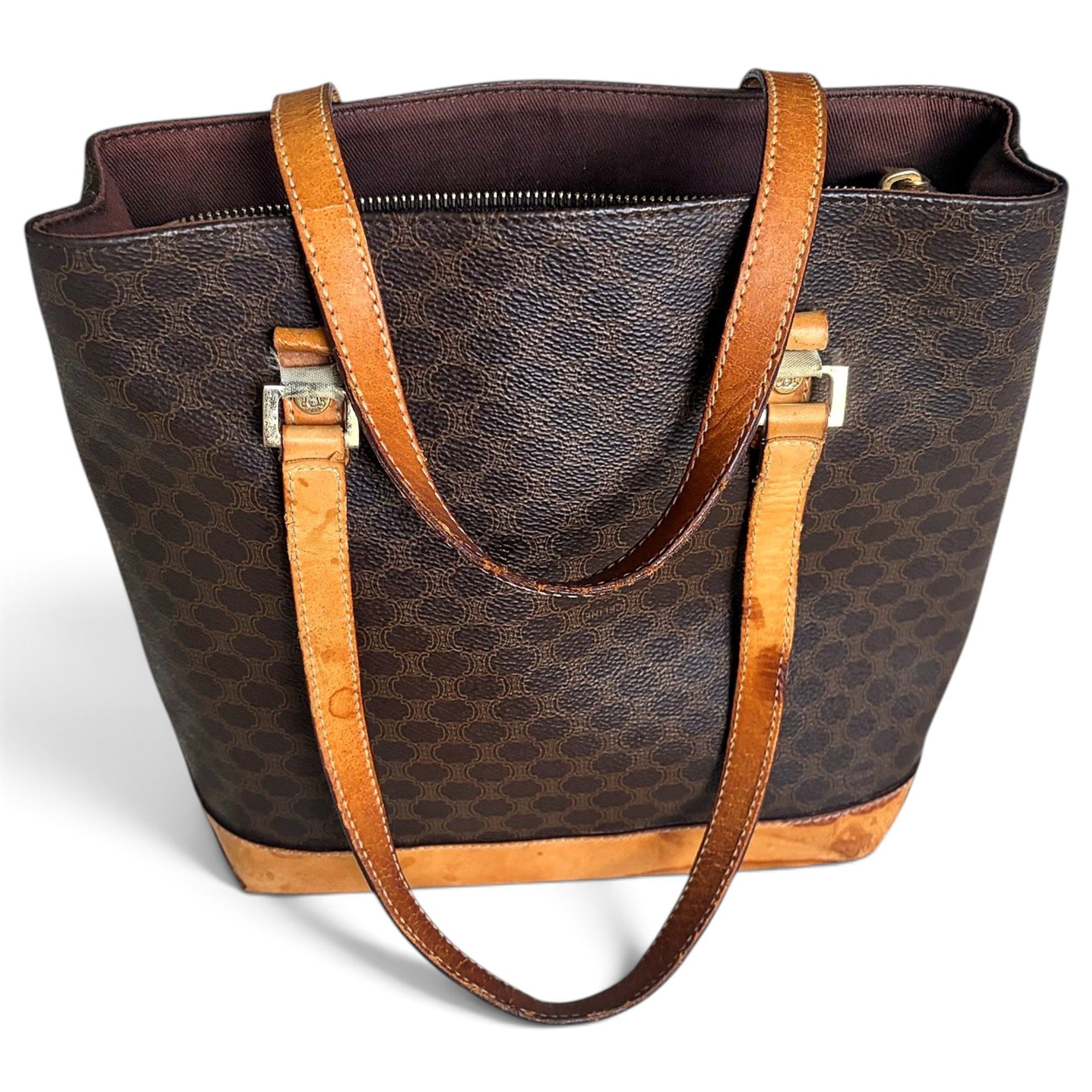 Leather tote