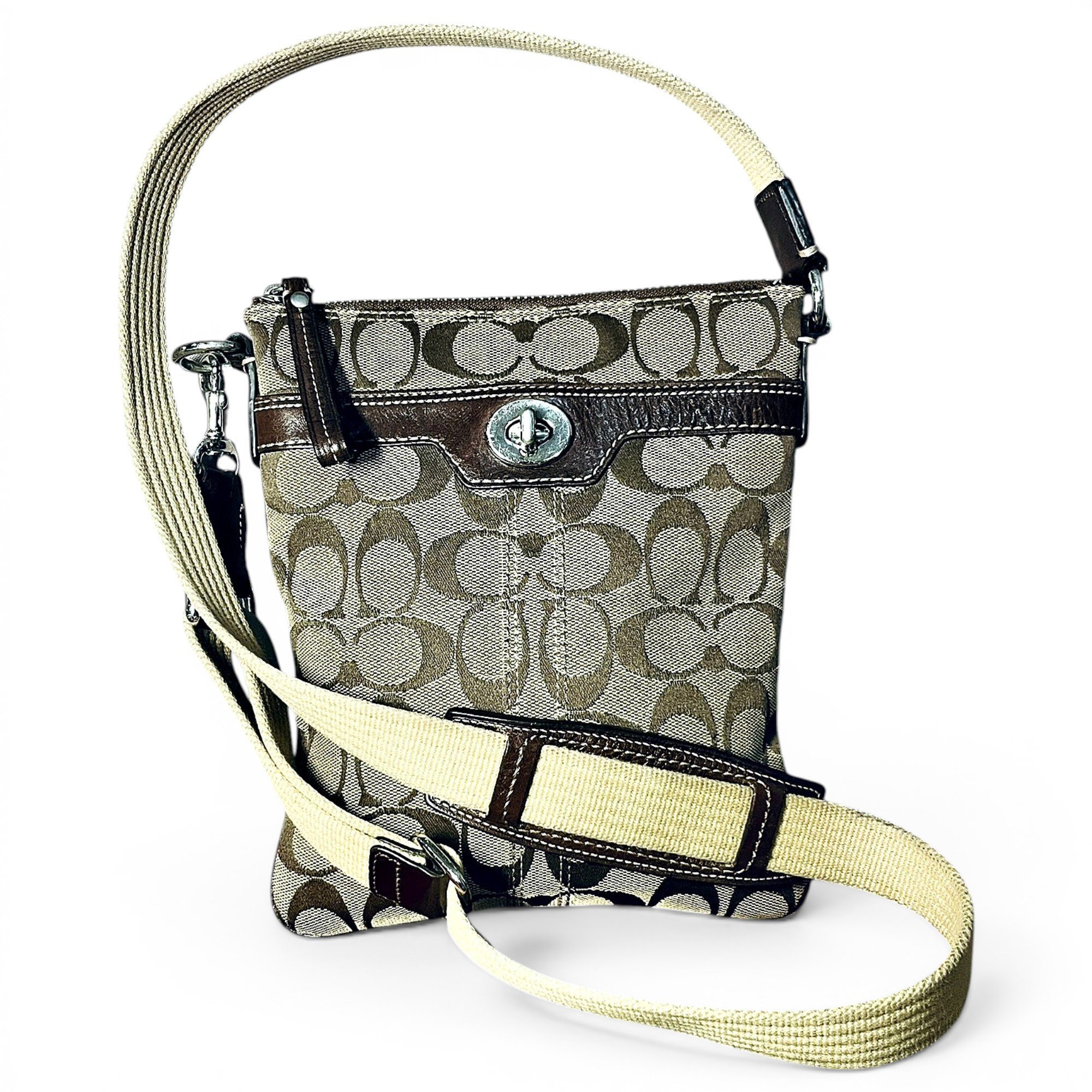 Canvas Courier Crossbody cloth crossbody bag